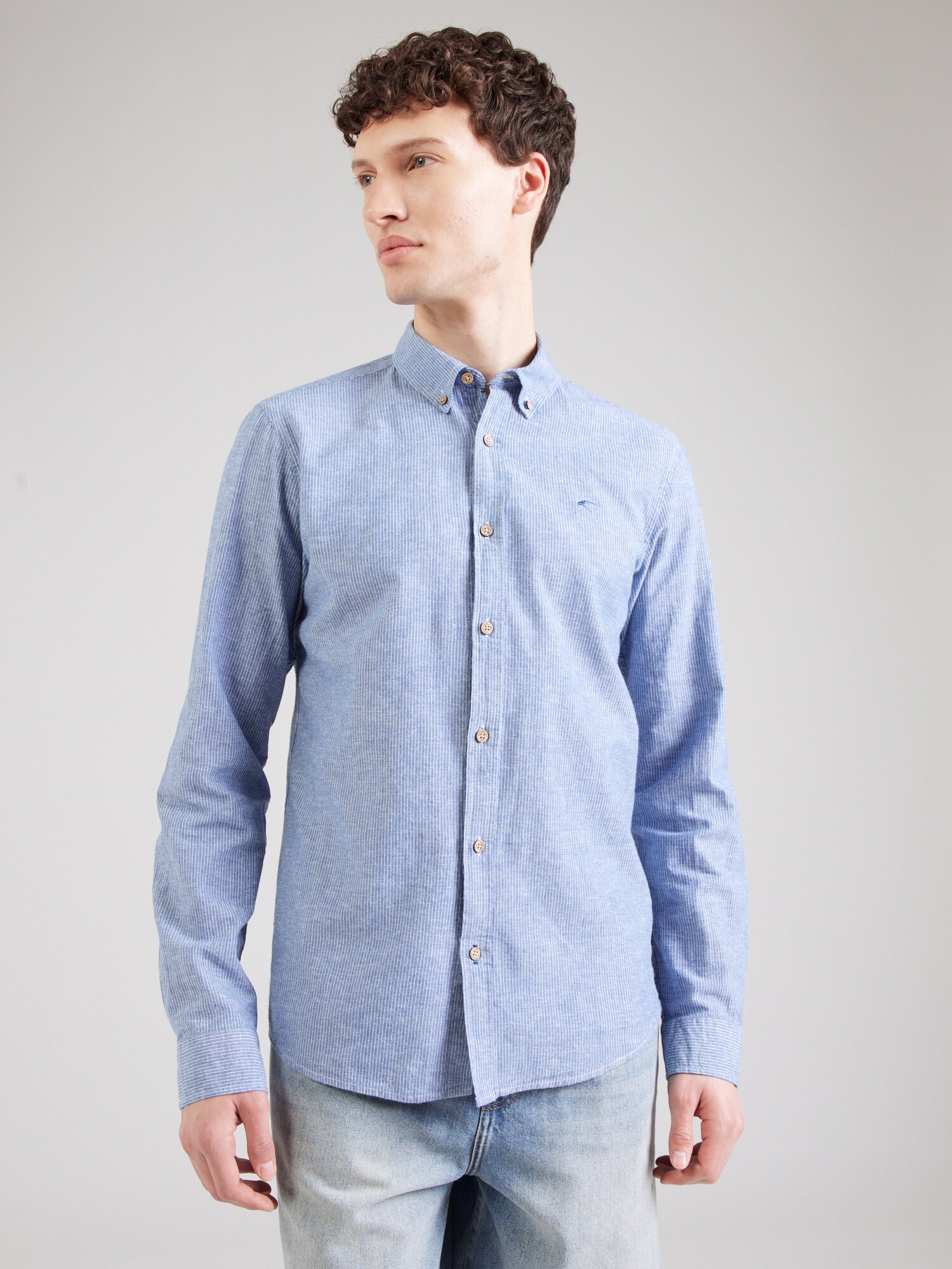INDICODE JEANS Ing 'INSefle'  világoskék / piszkosfehér termék 2. képe