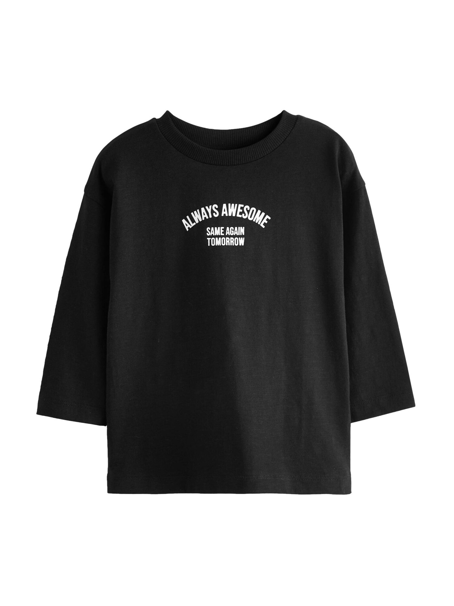Next Tricou  negru / alb