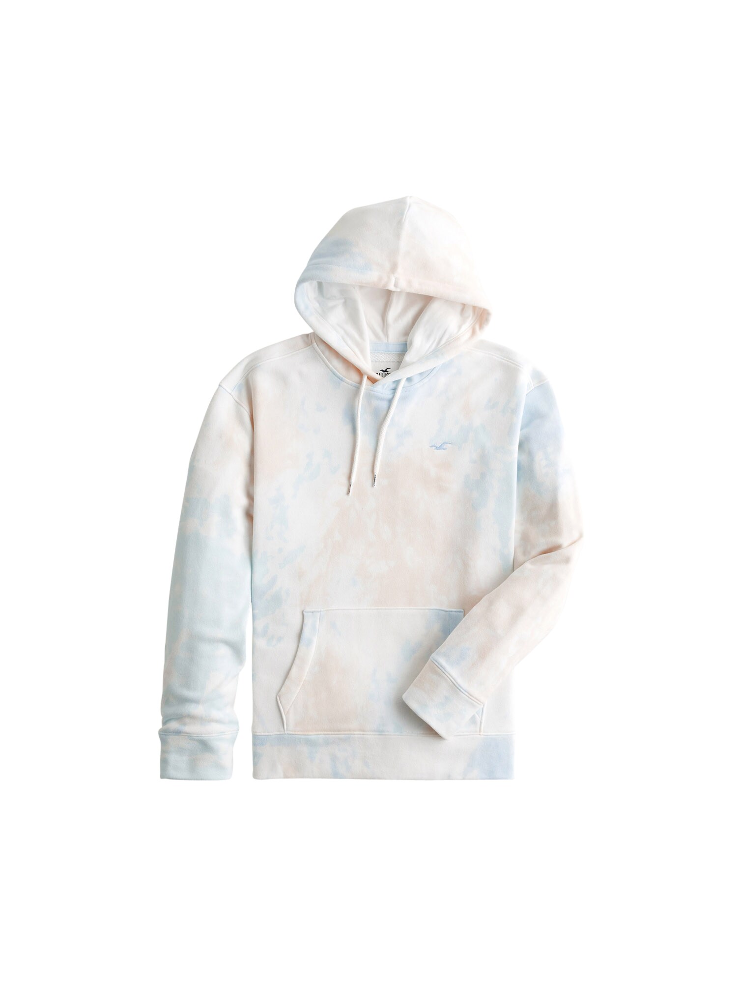 HOLLISTER Megztinis  balta / pastelinė mėlyna / pastelinė rožinė