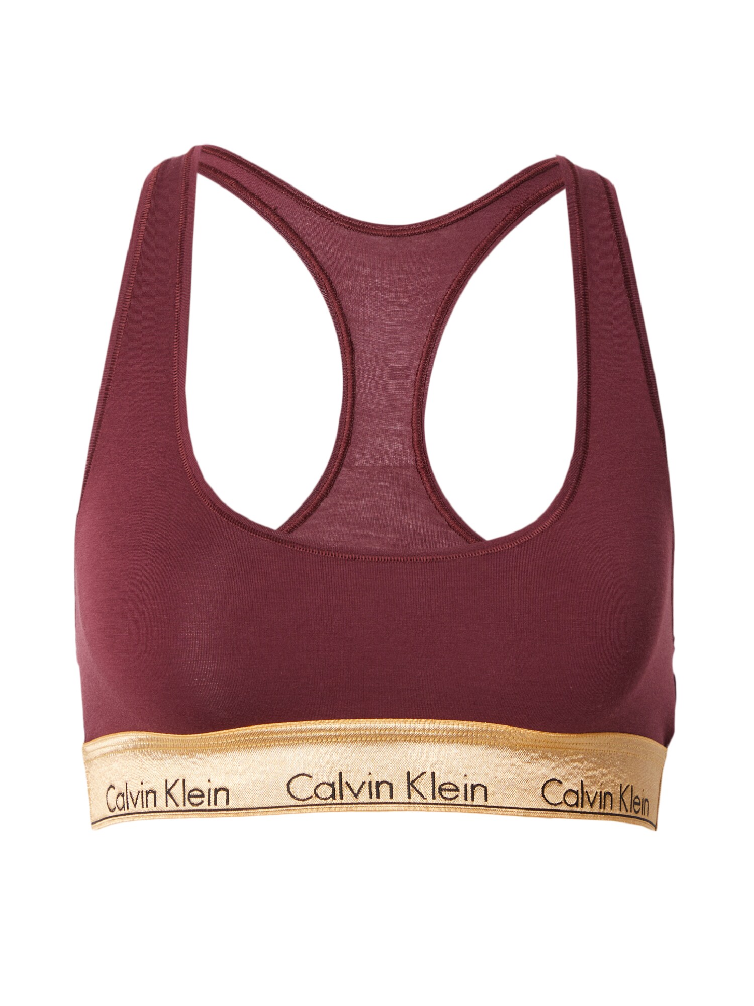 Calvin Klein Underwear Сутиен 'Modern Cotton'  бежово / кафяво / бургундово червено