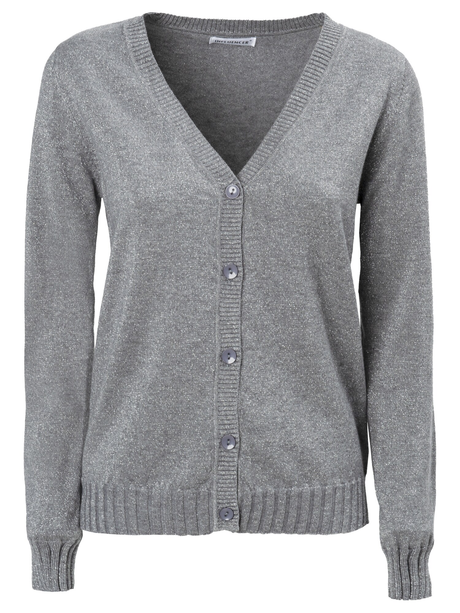 Influencer Geacă tricotată  gri