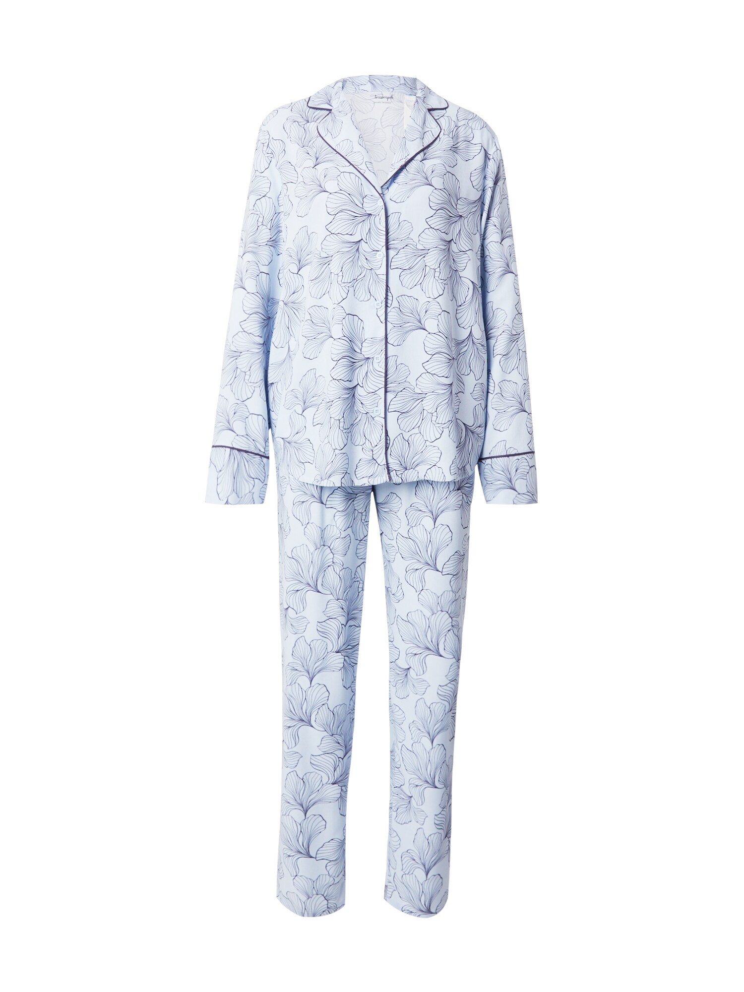 TRIUMPH Pijama  marino / azul claro