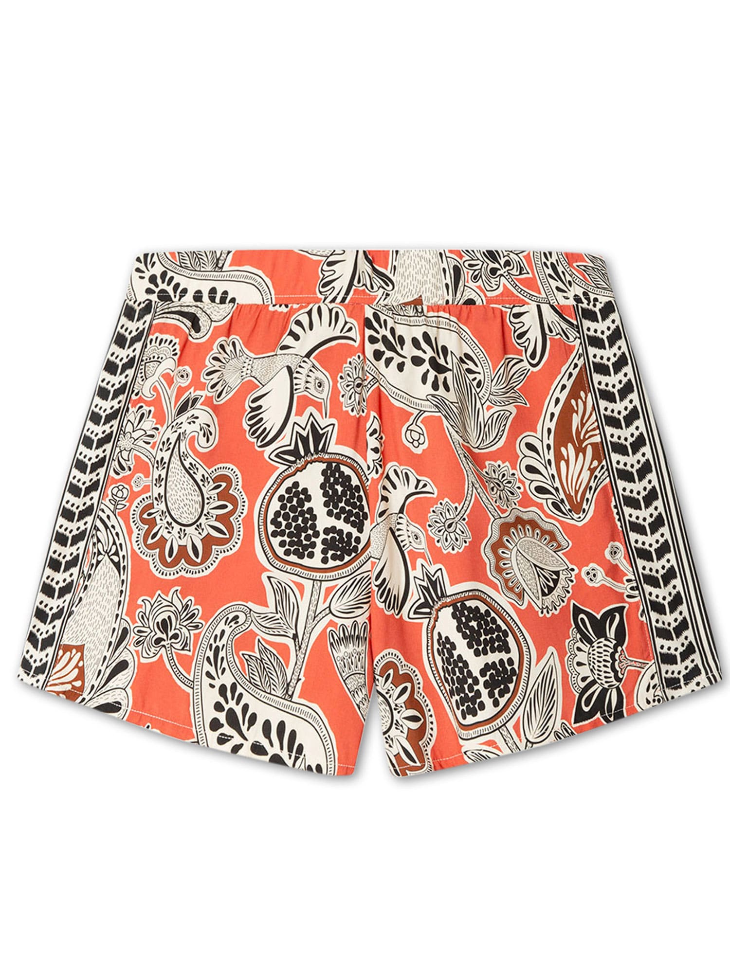 Gisela Pijama Set  portocaliu / negru