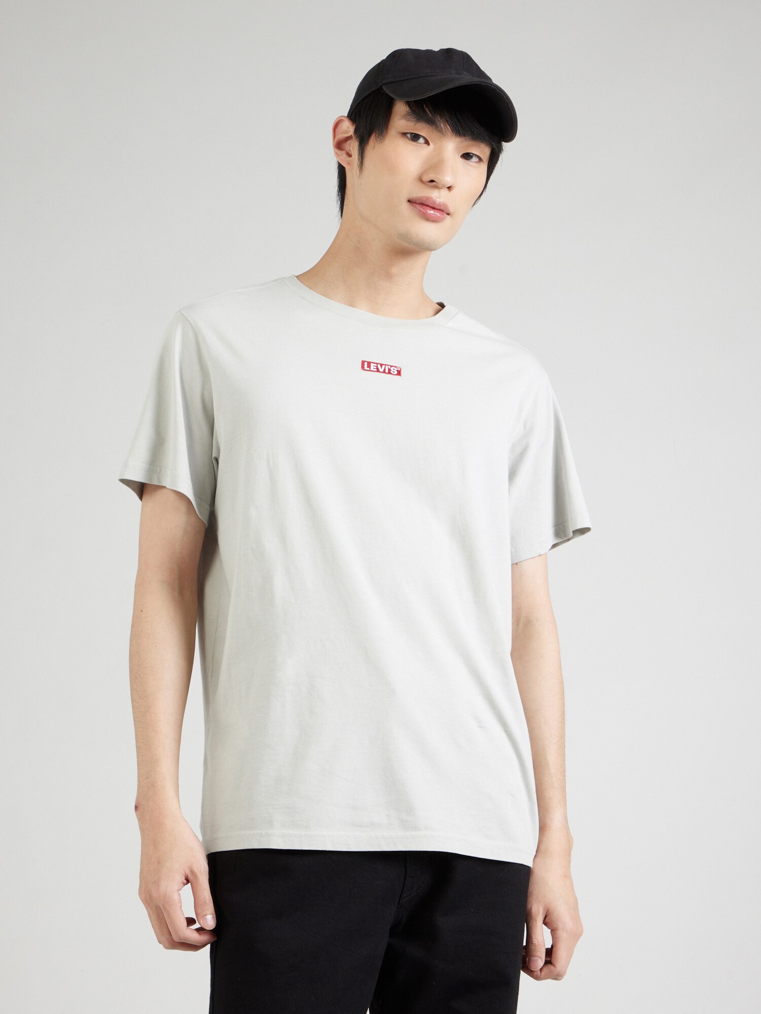 LEVI'S ® Póló  világosszürke / piros termék 2. képe