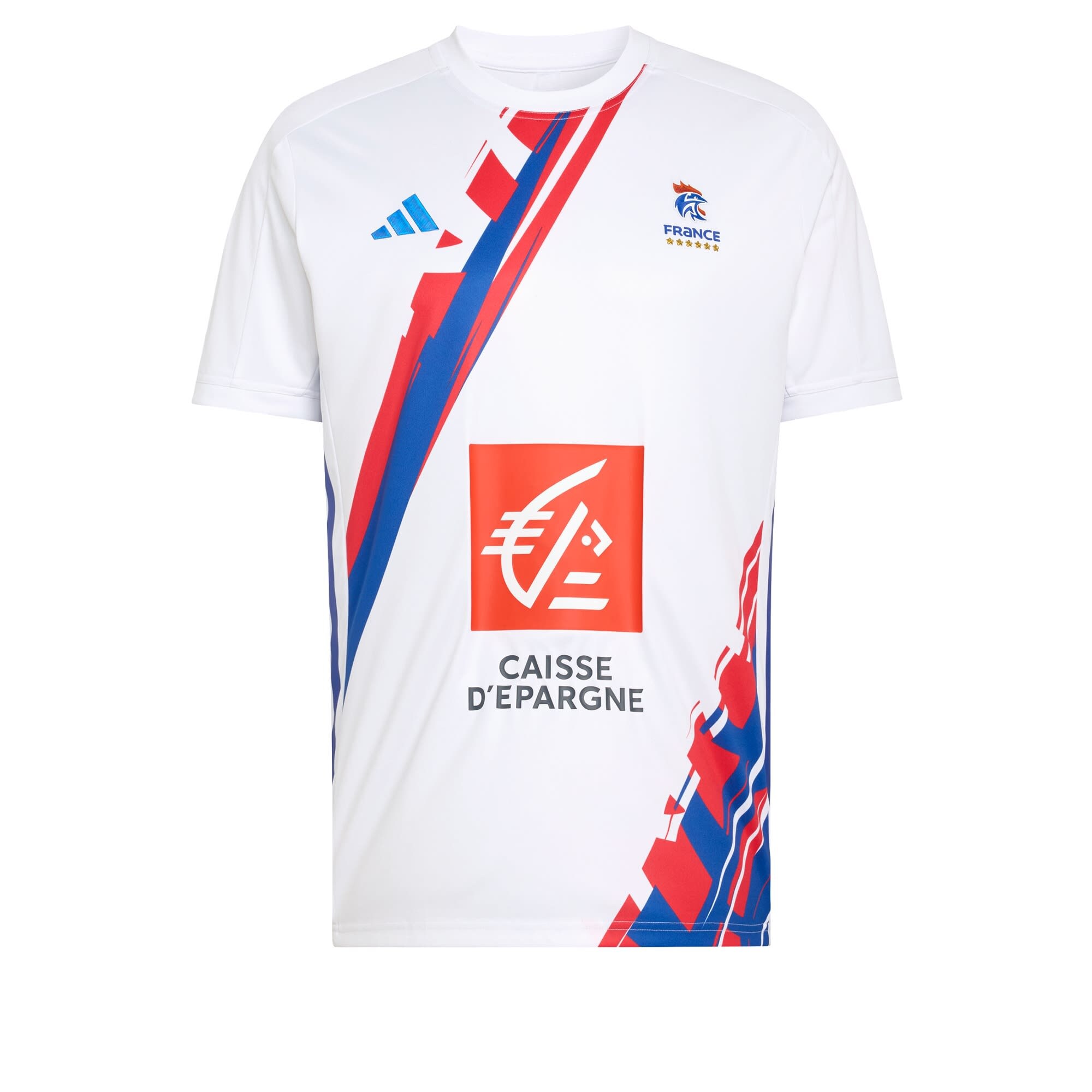 ADIDAS PERFORMANCE Camiseta de fútbol 'FFHB'  azul cobalto / rojo cereza / blanco