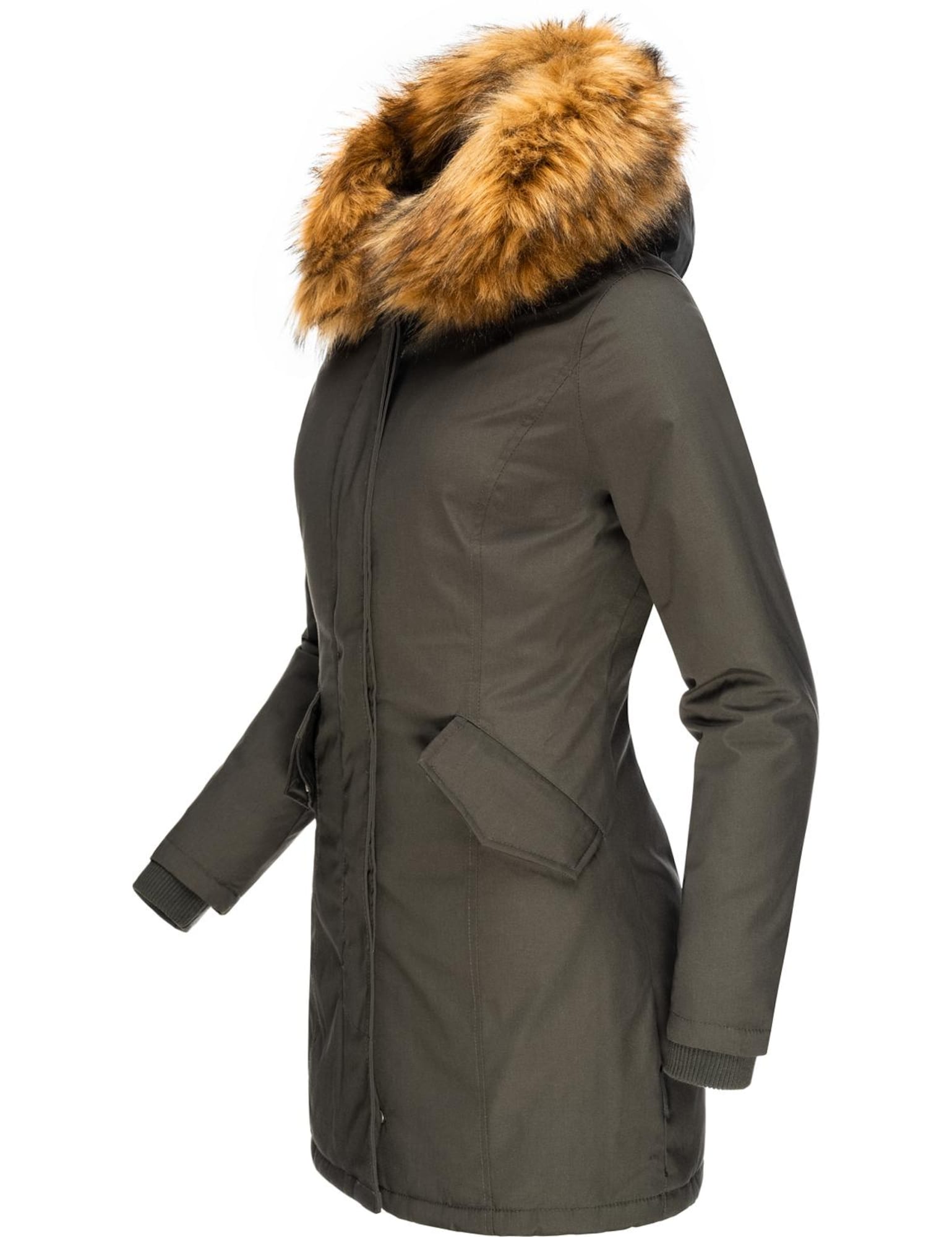 MARIKOO Téli parka 'Karmaa'  antracit termék 2. képe