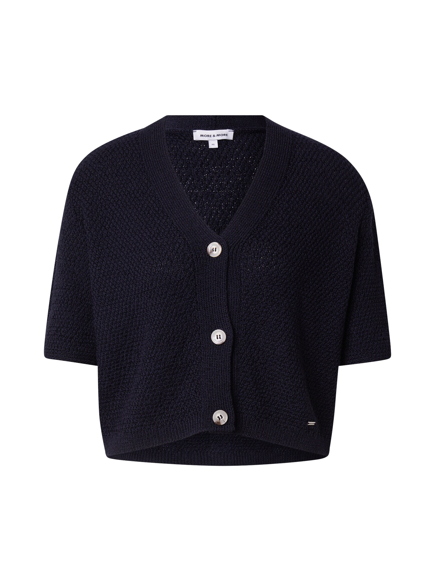 MORE & MORE Geacă tricotată  albastru marin