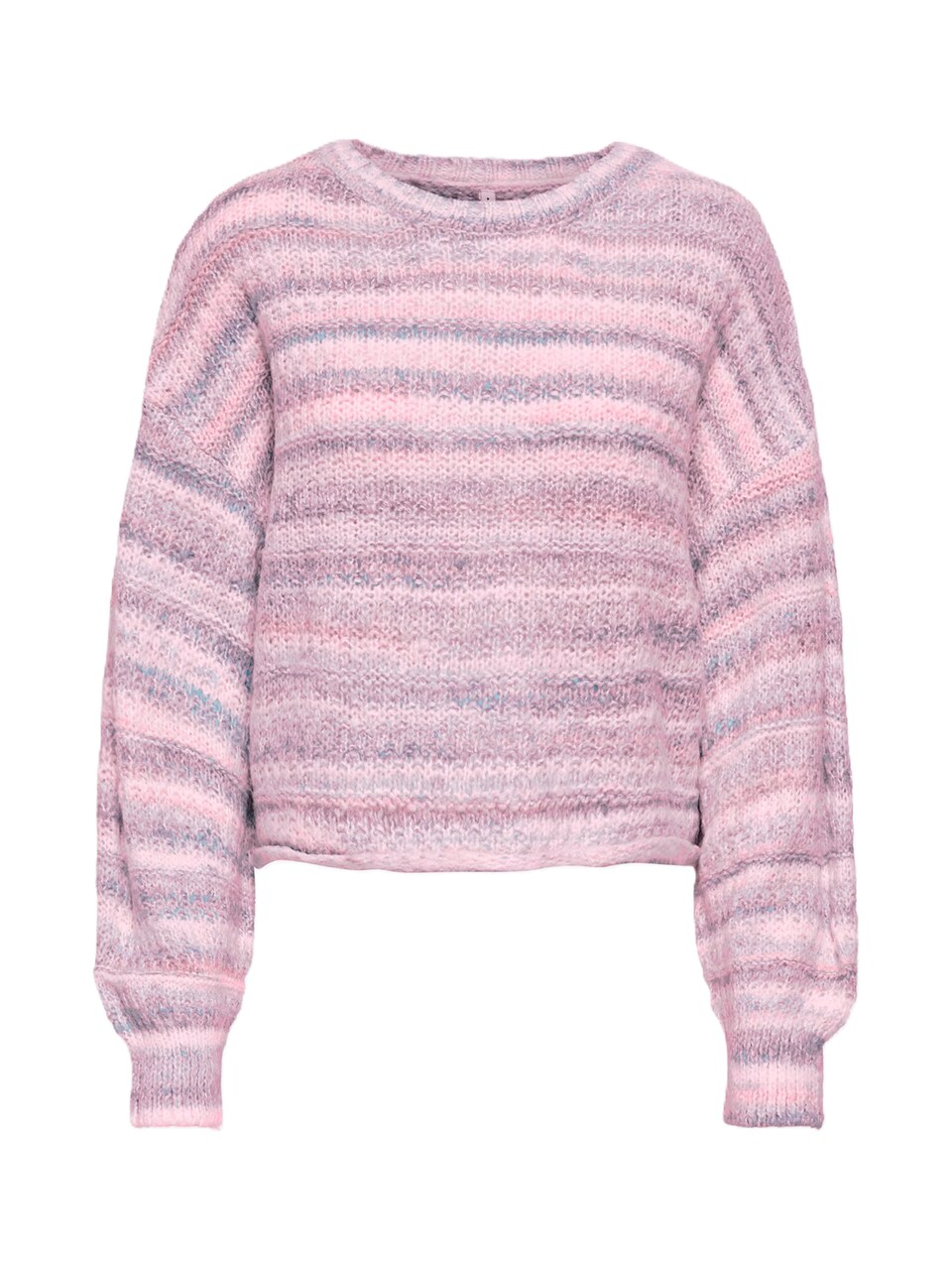 Tröja 'ONLGOLA' grå / rosa