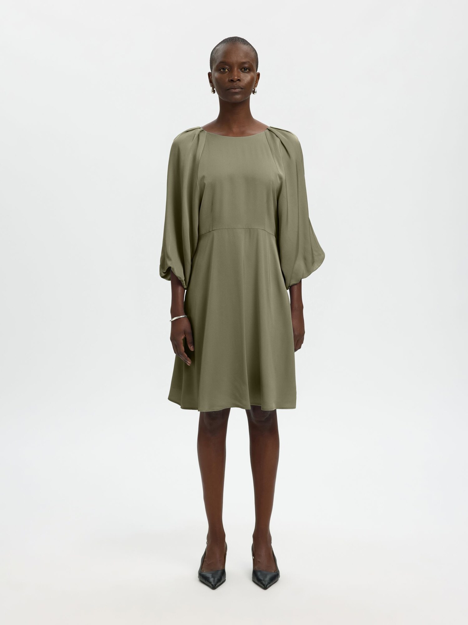 SELECTED Vestido  oliva