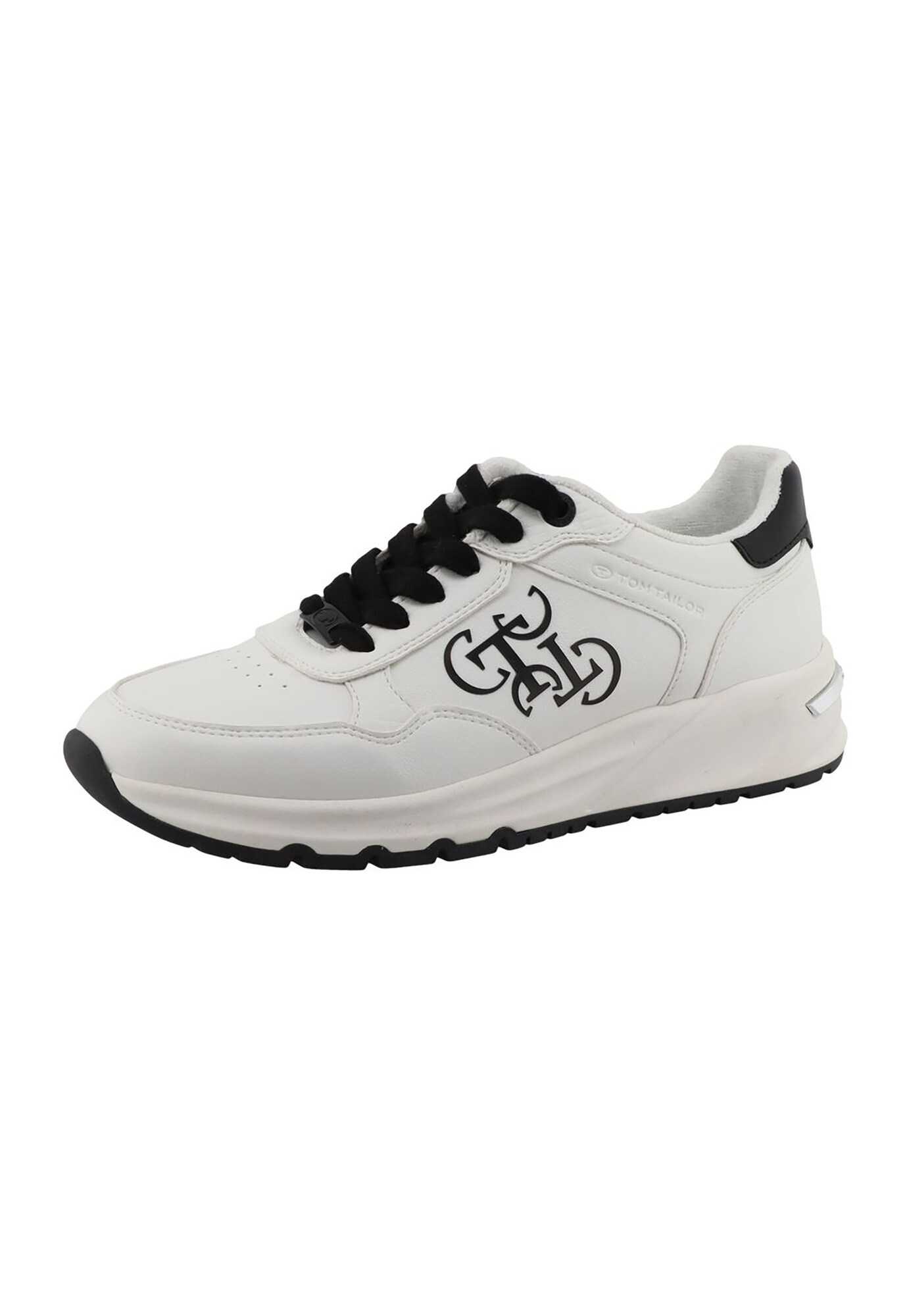 TOM TAILOR Zapatillas deportivas bajas  negro / blanco
