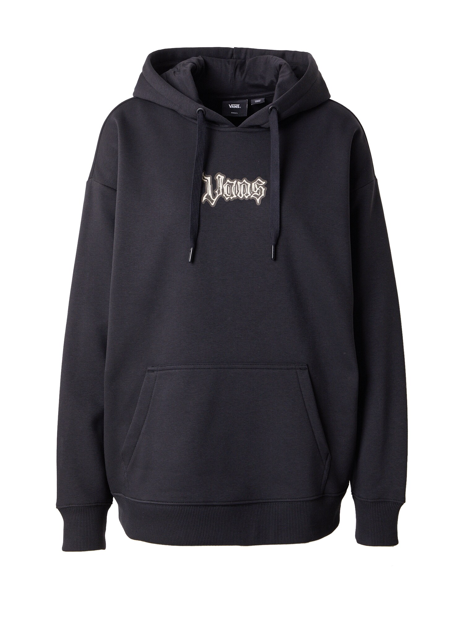 VANS Bluză de molton  fildeş / gri închis / negru