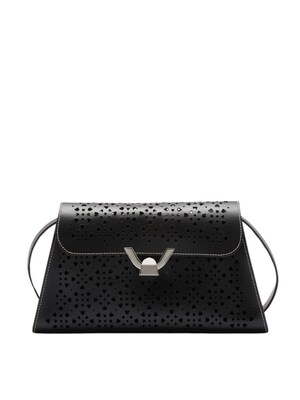 Coccinelle Bolso de hombro 'COCCINELLE DEW  MEDIUM'  negro