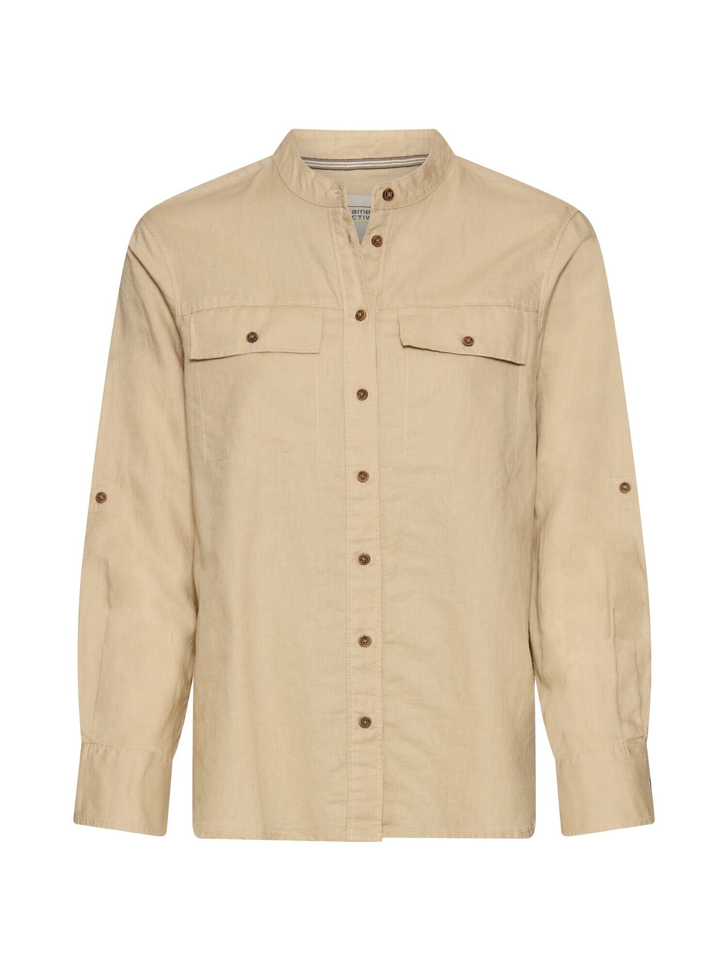 Camel Active Bluse Mit Stehkragen Und Knopfleiste