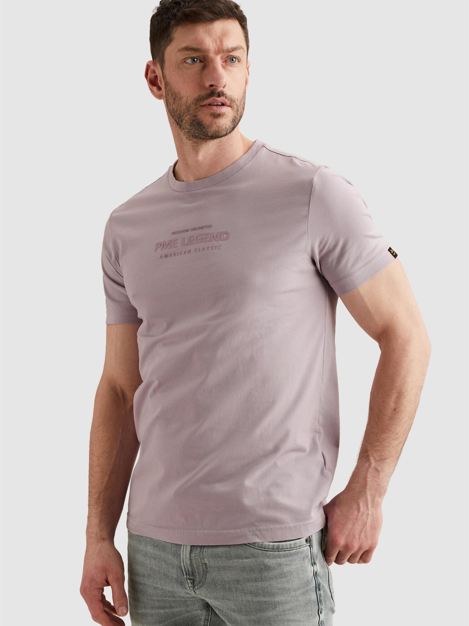 PME Legend T-Shirt Logo Lavender herr – bild 2