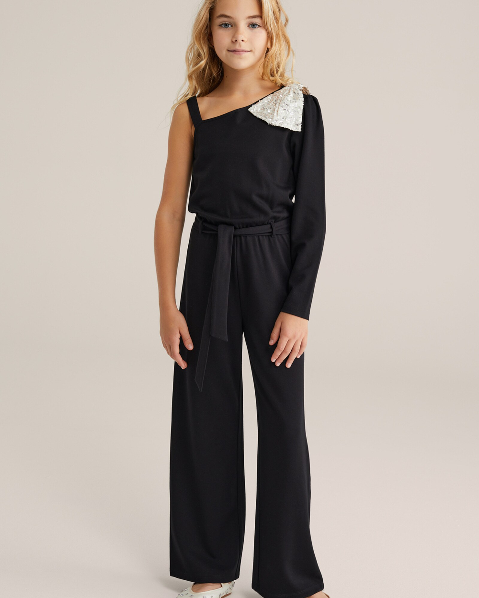 WE Fashion Overal  béžová / čierna (obrázok 6)