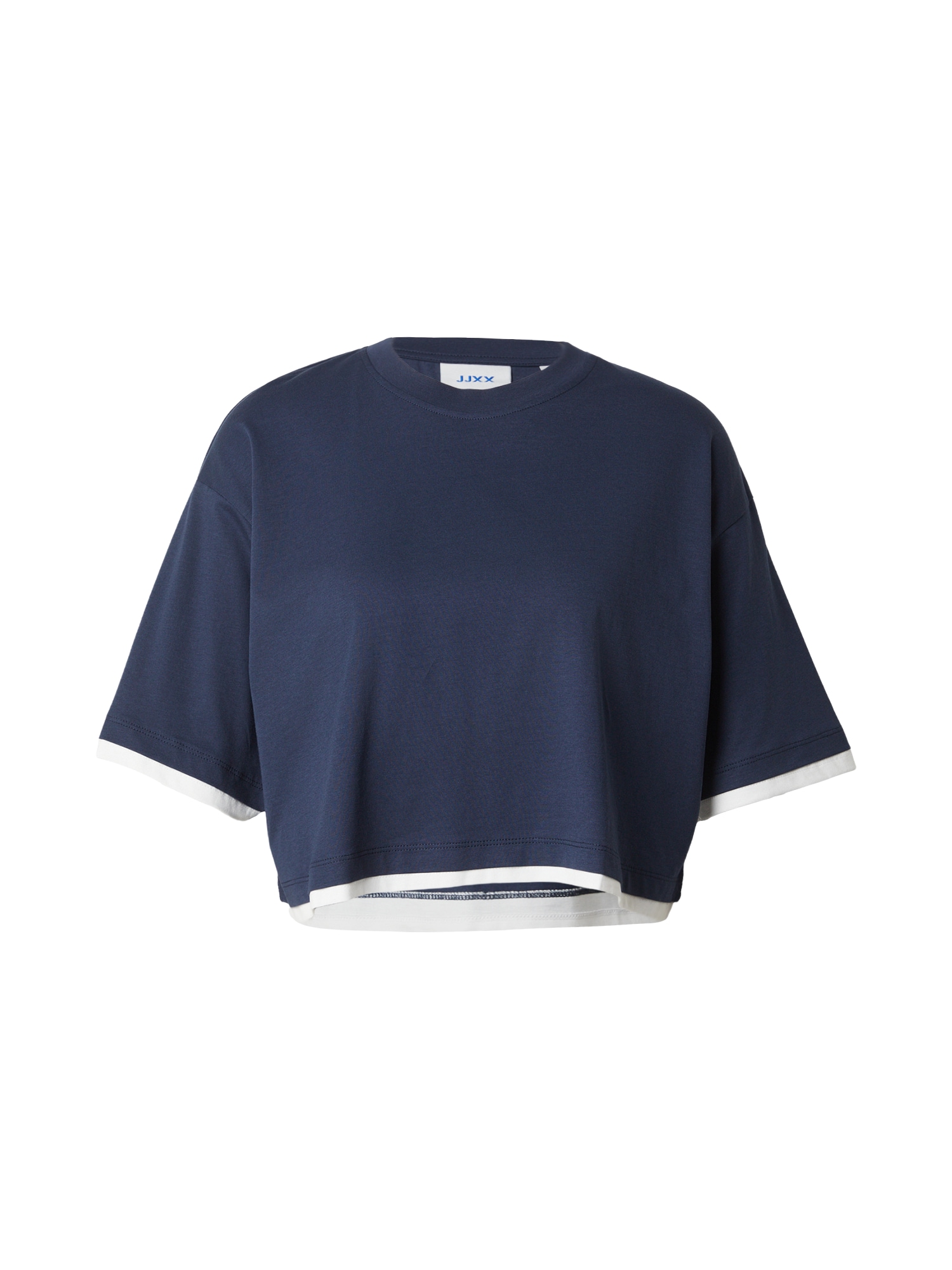 JJXX Tricou JXANDREA bleumarin / alb