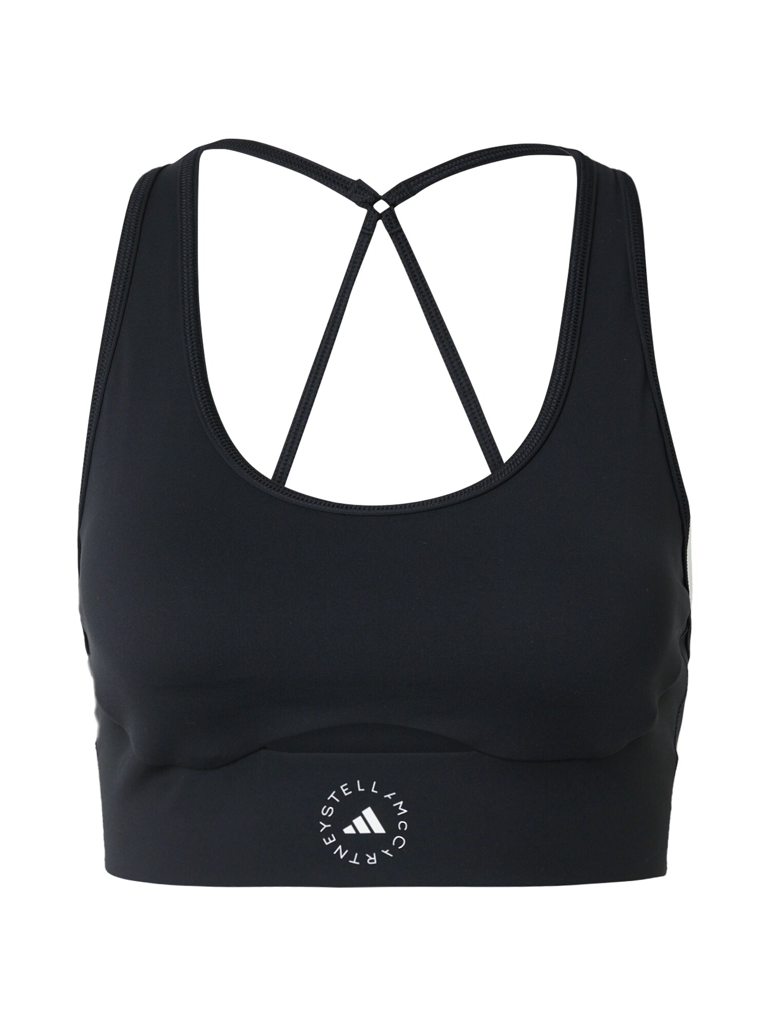 ADIDAS BY STELLA MCCARTNEY Sportmelltartók 'TrueStrength'  fekete / fehér akciós termékkép 1