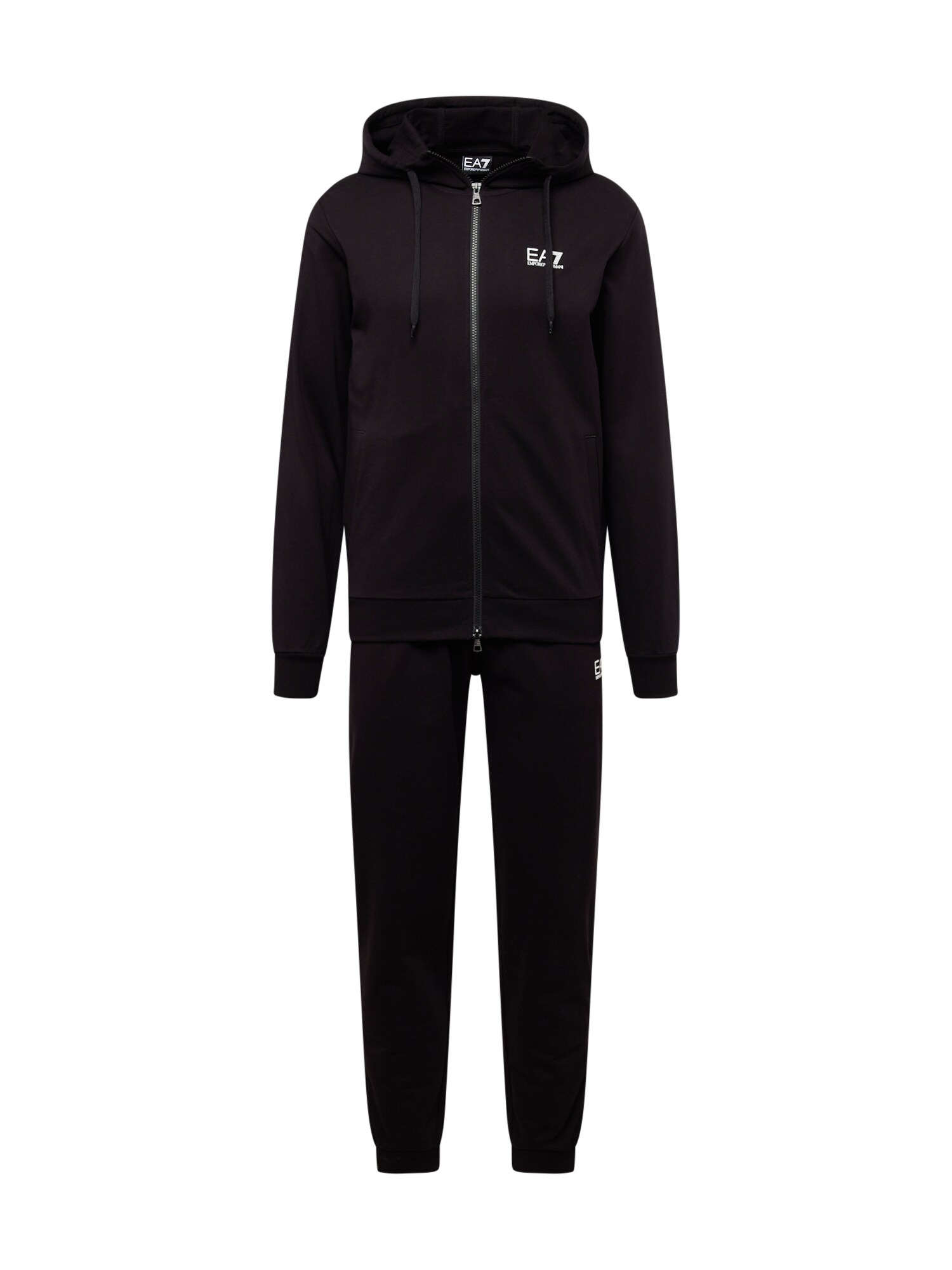 EA7 Emporio Armani Jogging ruhák  fekete / fehér akciós termékkép 1