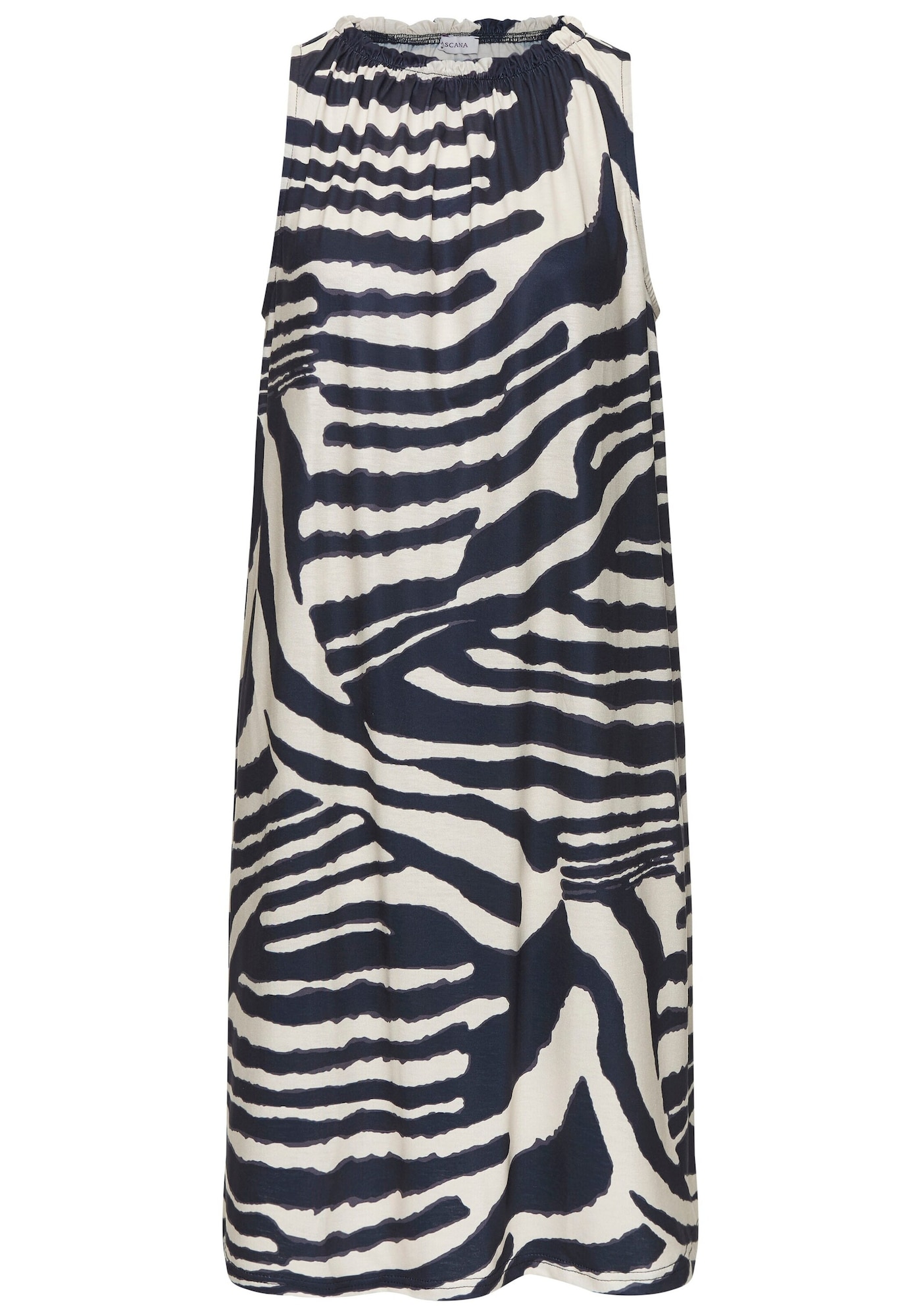 LASCANA Rochie de vară  bej deschis / albastru marin