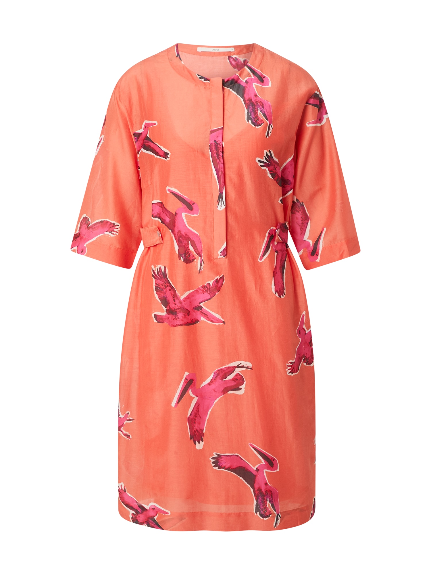LANIUS Palaidinės tipo suknelė oranžinė / rožinė / balta