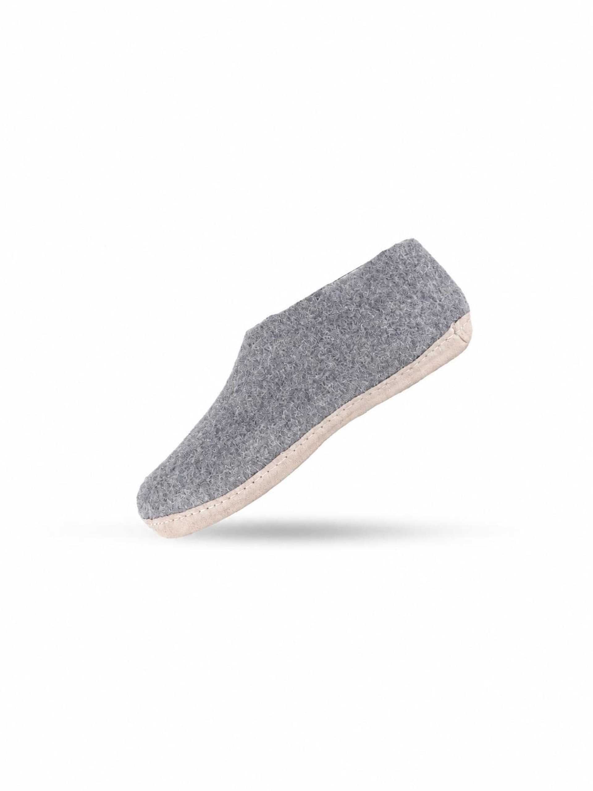 SHUS walk with nature Innesko 'Uldhjemmesko (100% ren uld) m/sål i skind Dansk Design fra SHUS' loafers & mockasiner dam