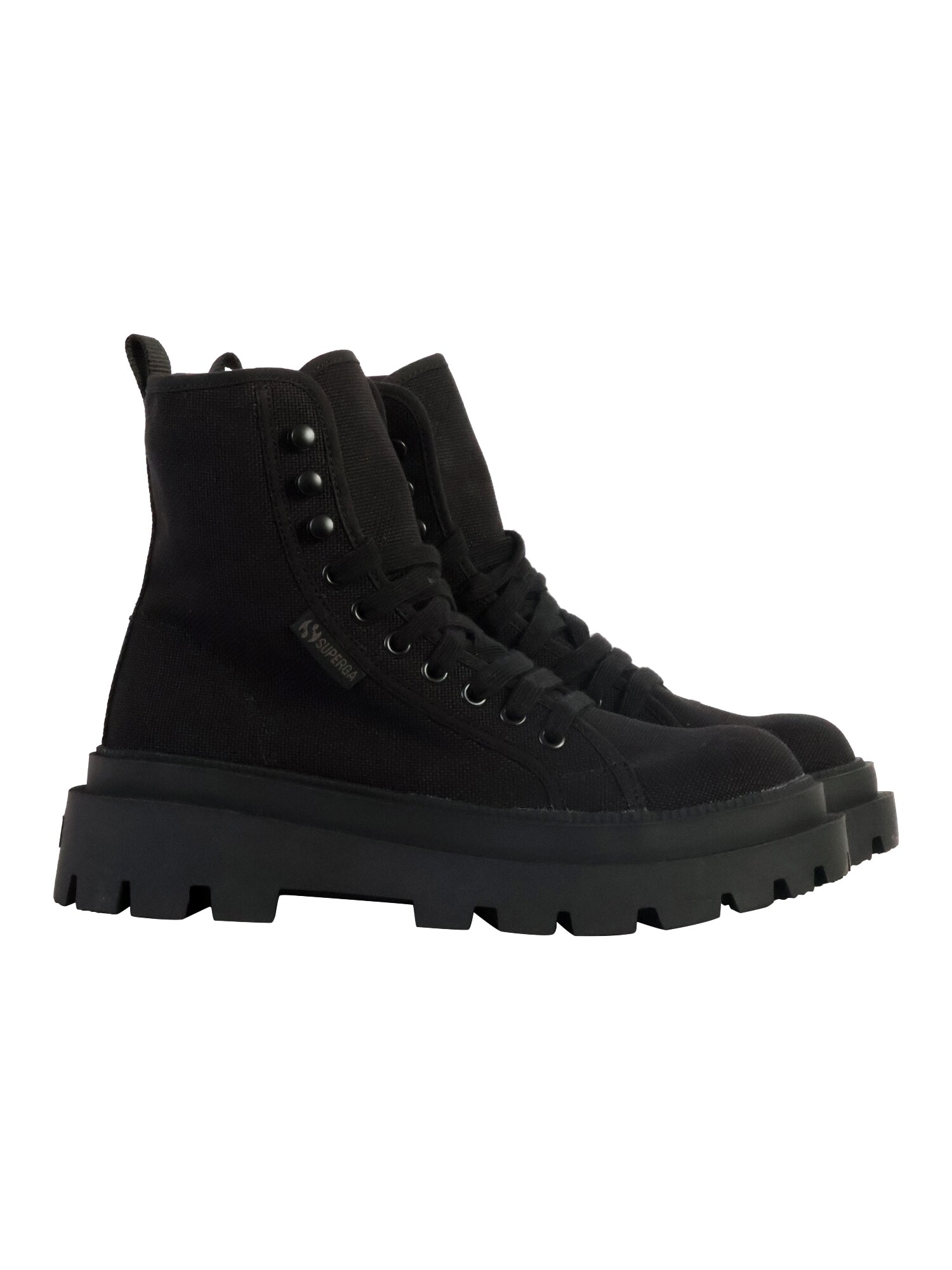 SUPERGA Botas de tobillo 'Alpina Apex High Vegan Schnürstiefelette' negro – imagen 3