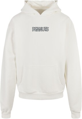 Merchcode Sweatshirt ‘Peanuts – Charlie’ Beige / Oranje / Zwart / Wit