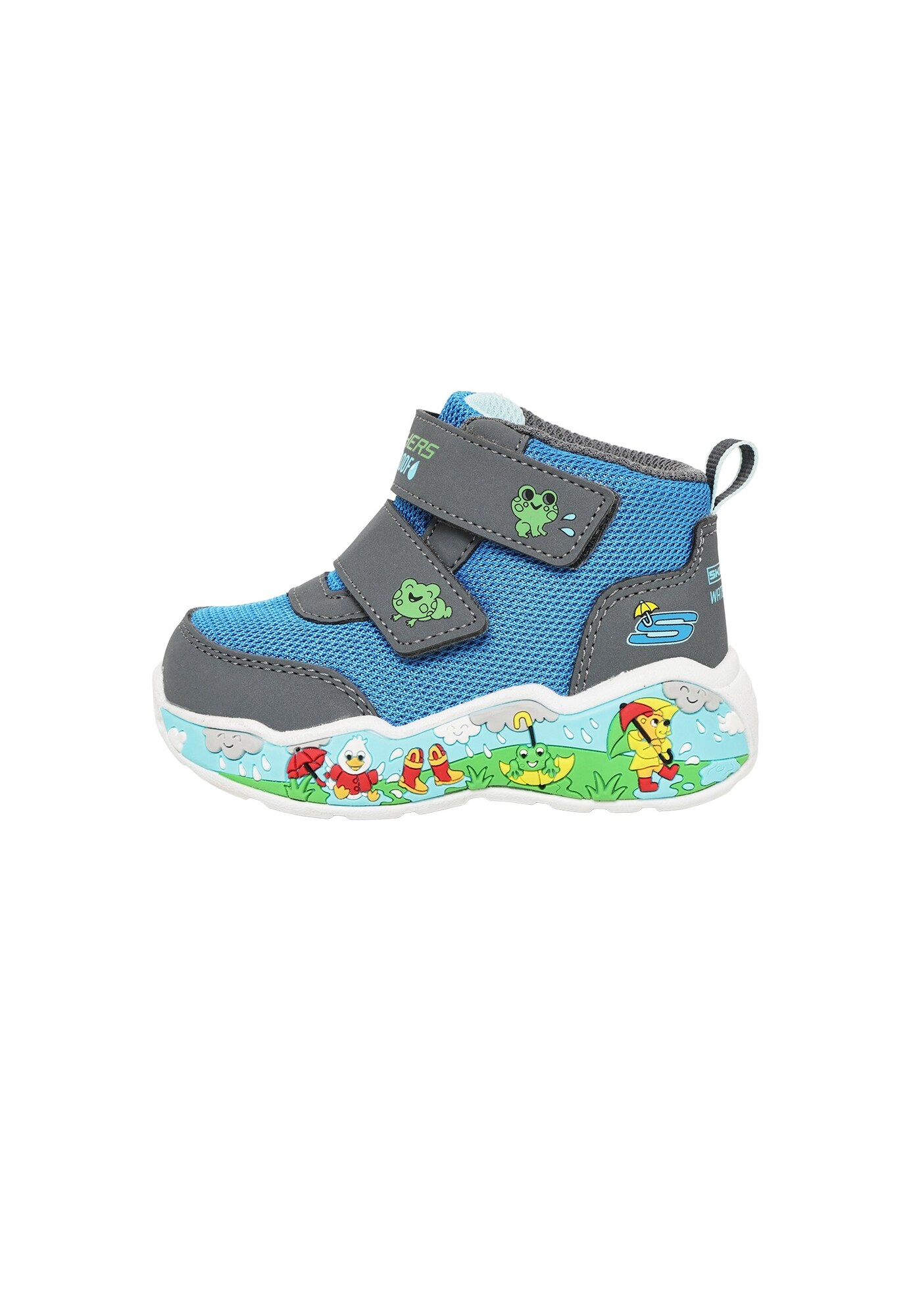 SKECHERS Čizme 'PLAY SCENE' kraljevsko plava / grafit siva / zelena