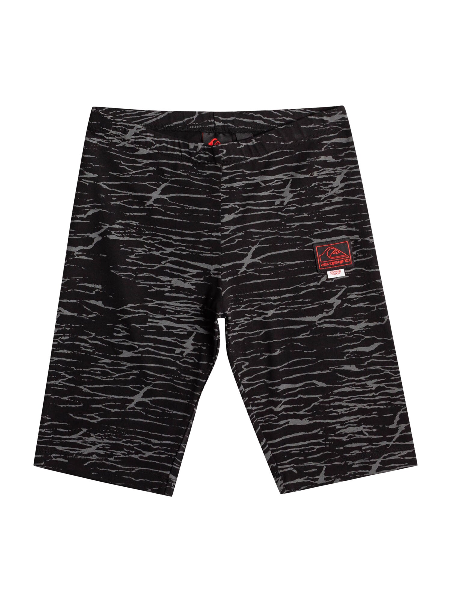 QUIKSILVER Legíny  sivá / červená / čierna
