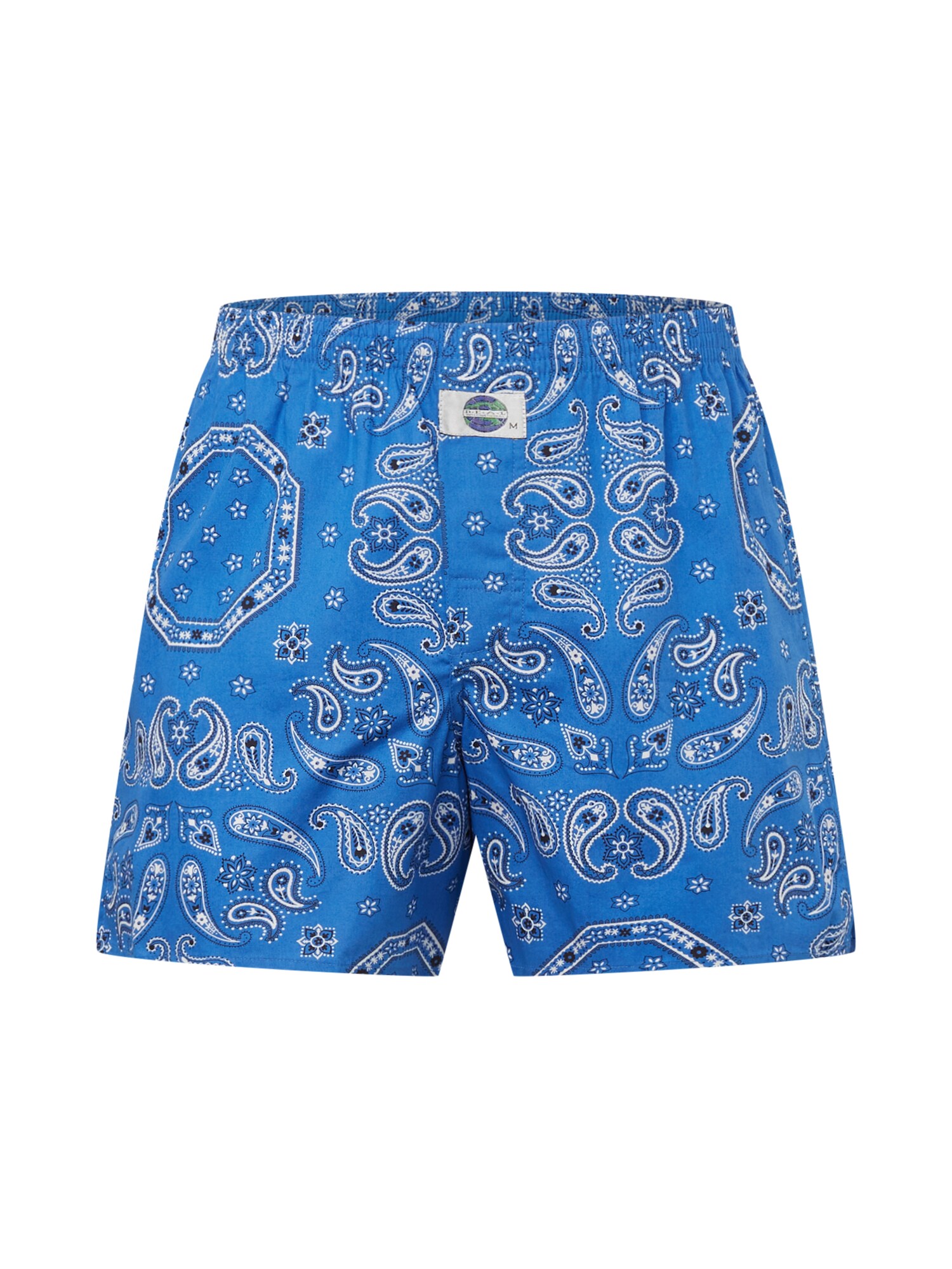 D.E.A.L International Boxer trumpikės 'Bandana' mėlyna / tamsiai mėlyna / juoda / balta