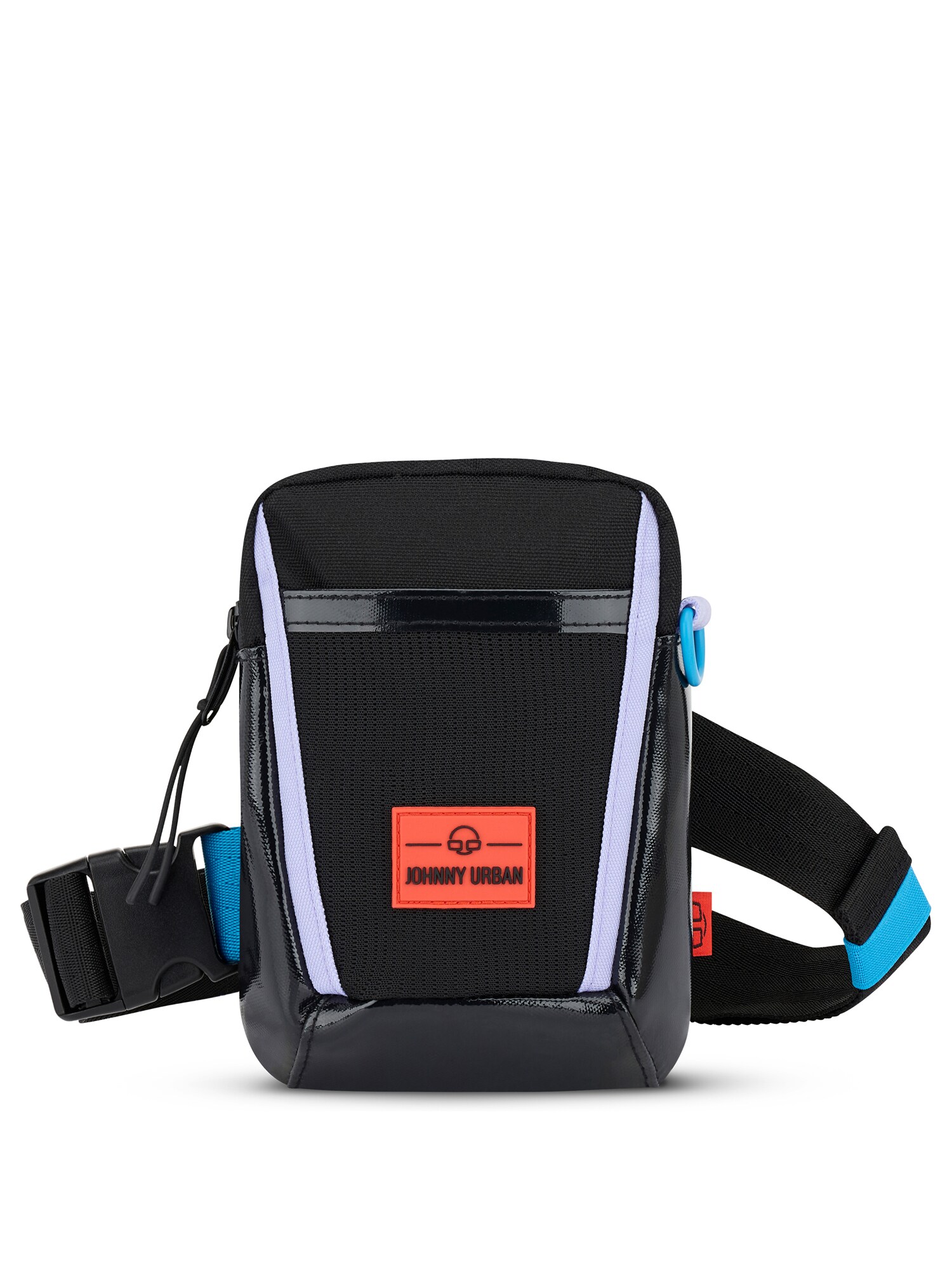 Johnny Urban Geantă de umăr 'Lex'  albastru / mov pastel / negru