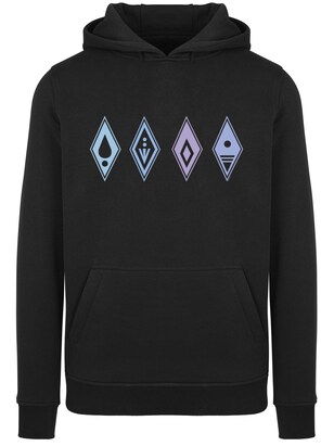 F4NT4STIC Sweatshirt Blauw / Lichtlila / Zwart