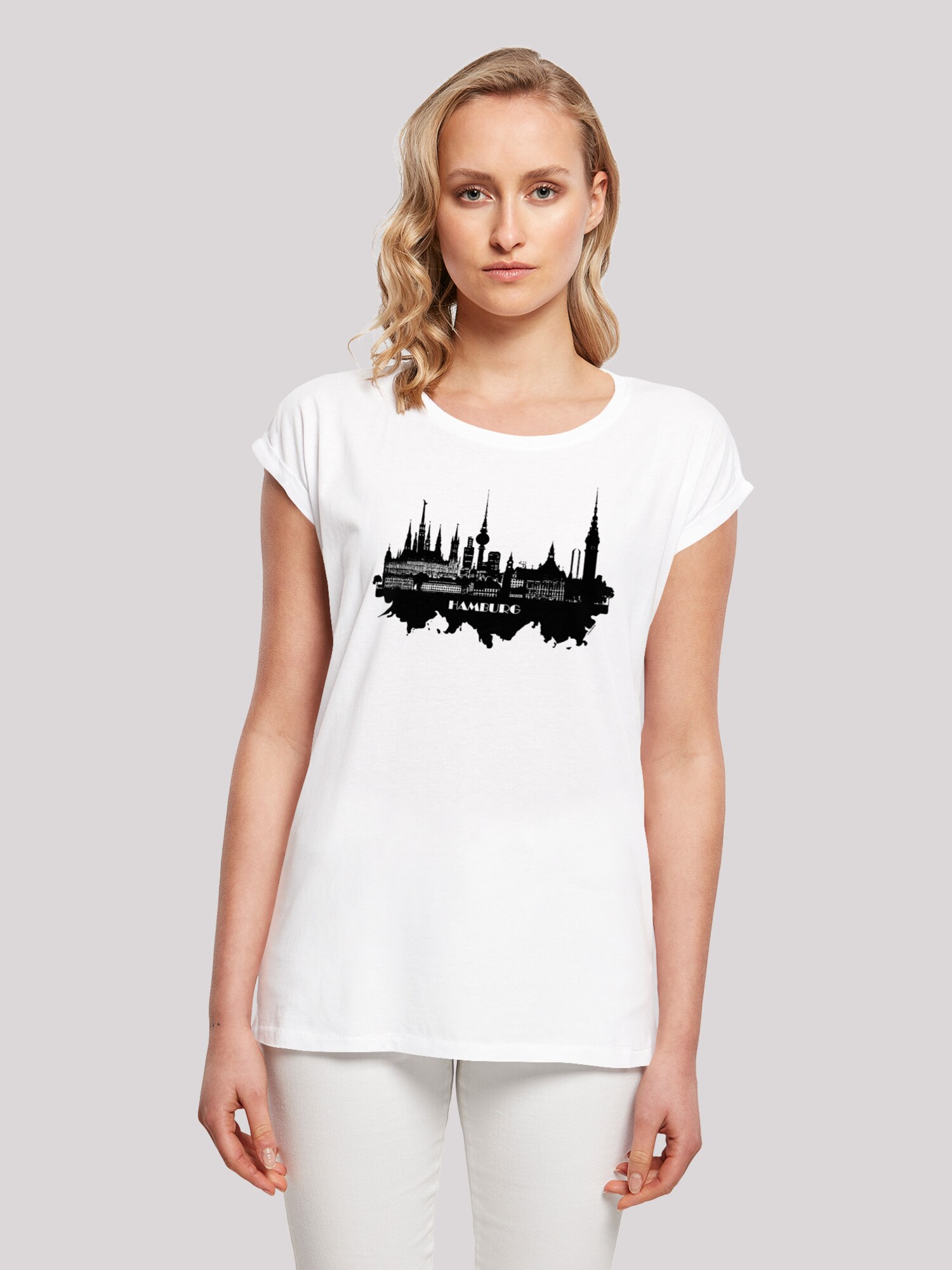 Thumbnail - F4NT4STIC T-Shirt Cities Collection - Hamburg skyline