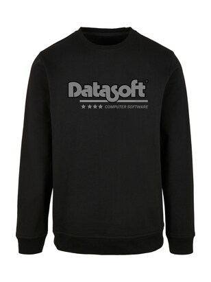 F4NT4STIC Sweatshirt ‘Datasoft’ Grijs / Zwart