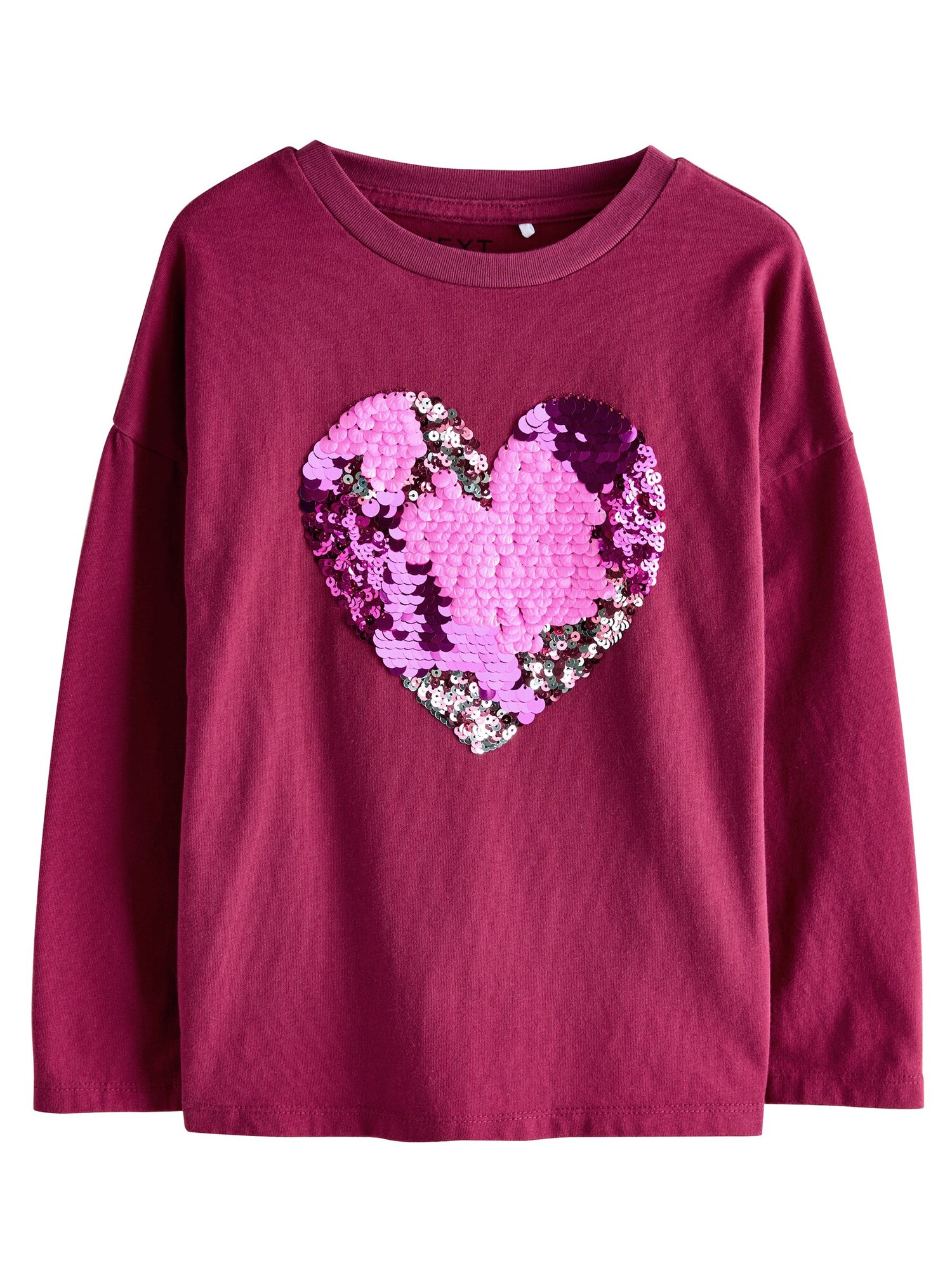 Next Tricou  roz deschis / roșu burgundy