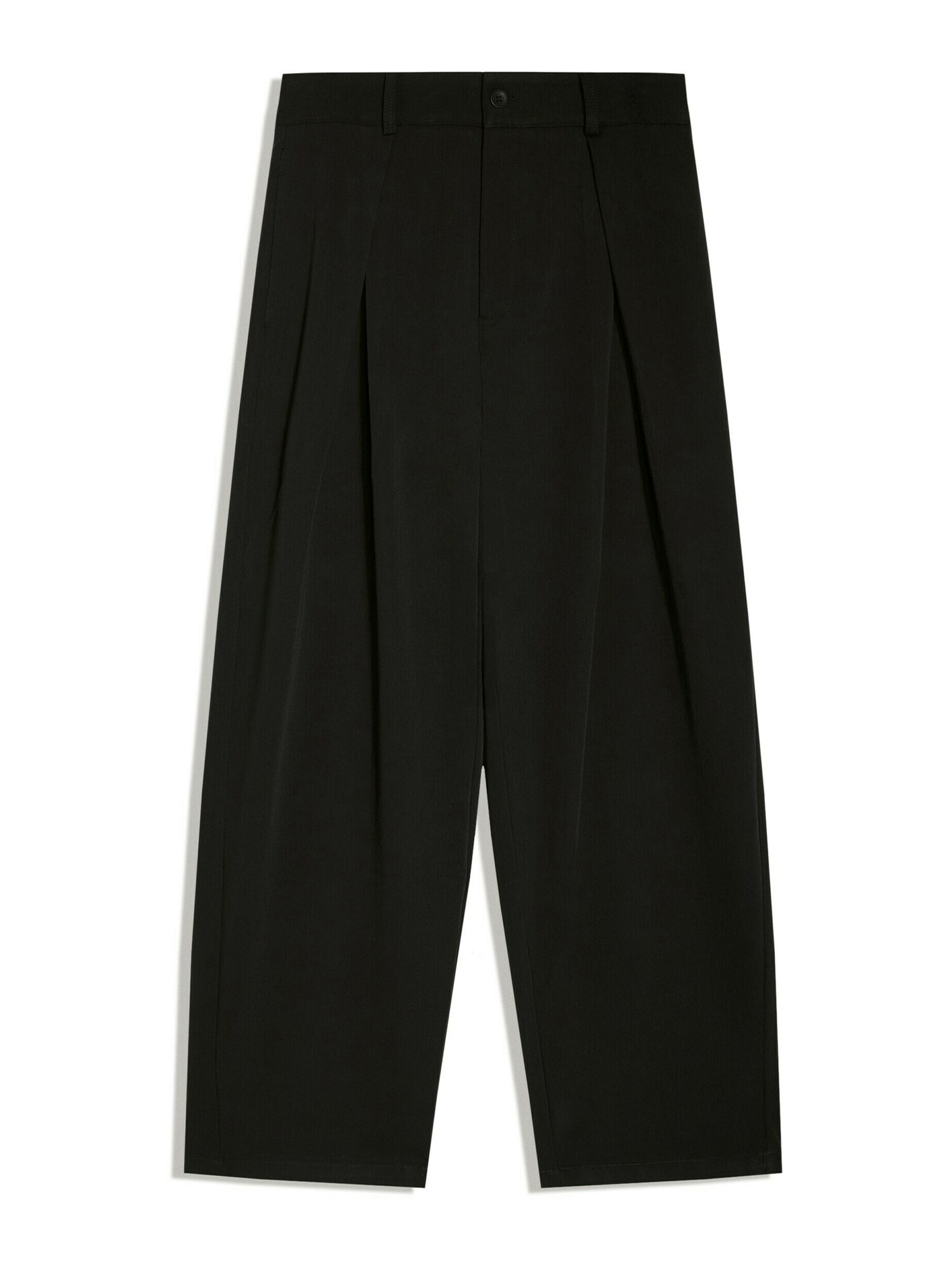 Bershka Pantaloni cutați negru