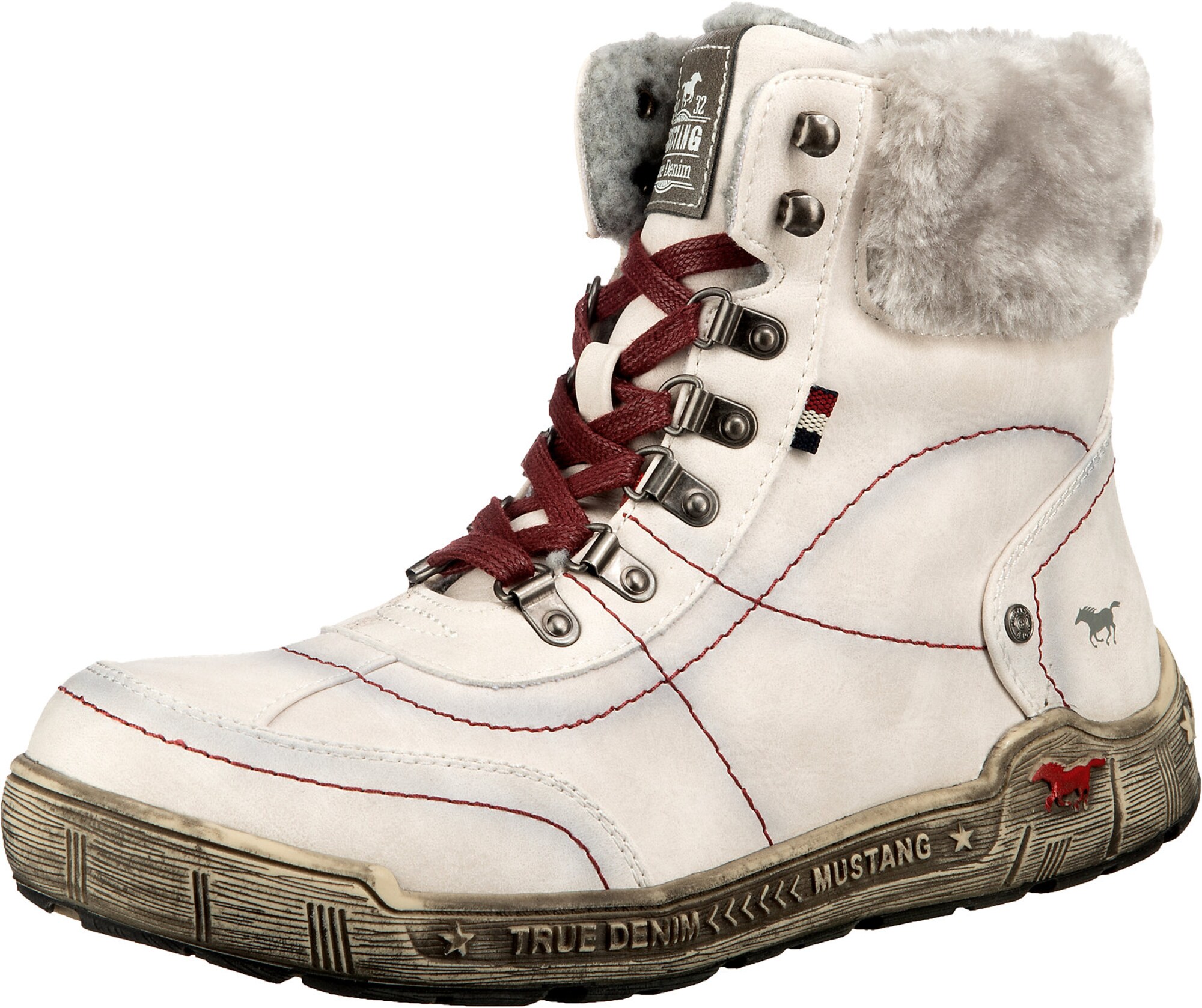 mustang MUSTANG Winterstiefelette offwhite
