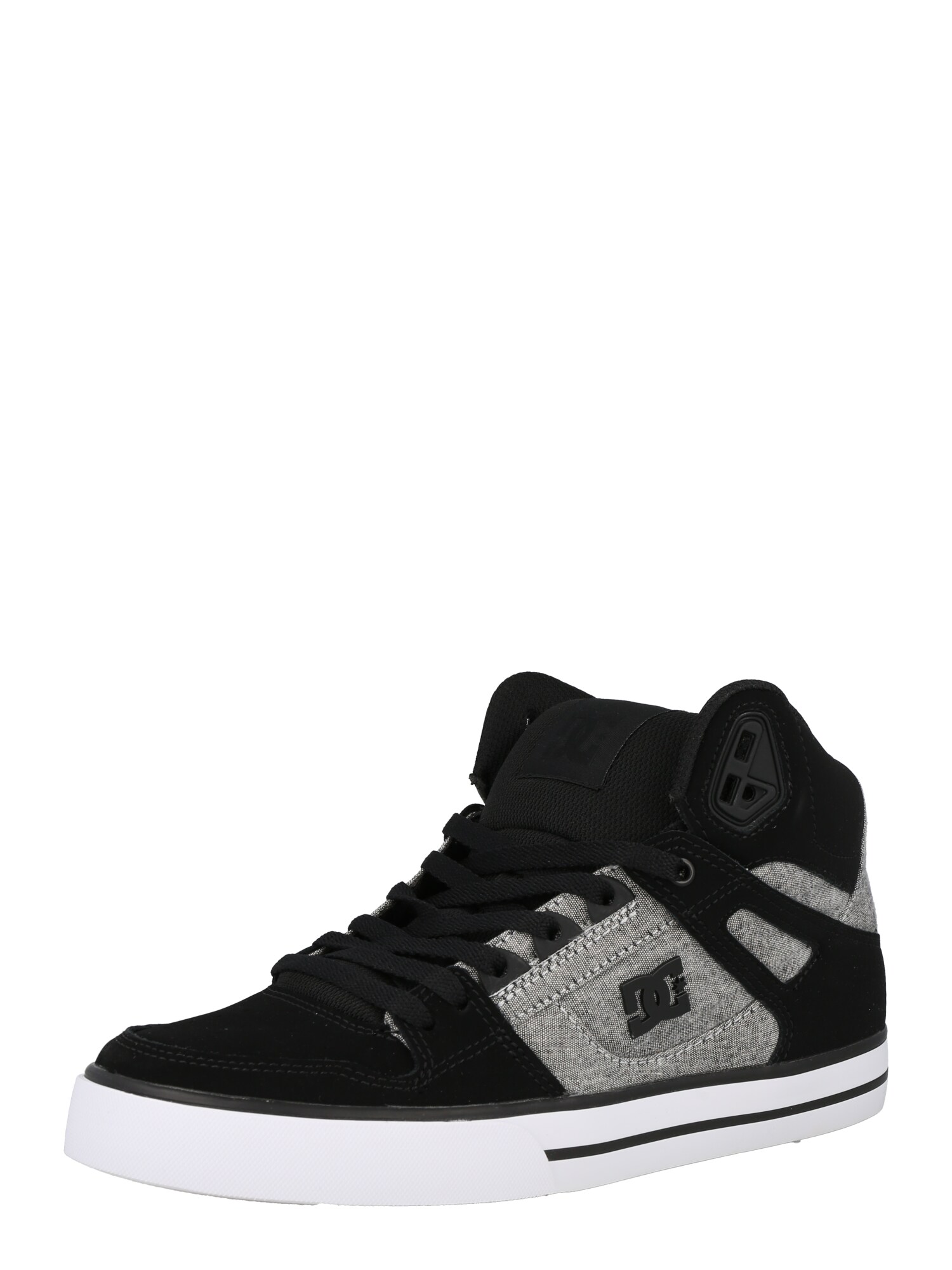 Dc Shoes Sneakers Hoog Grijs Gemêleerd / Zwart
