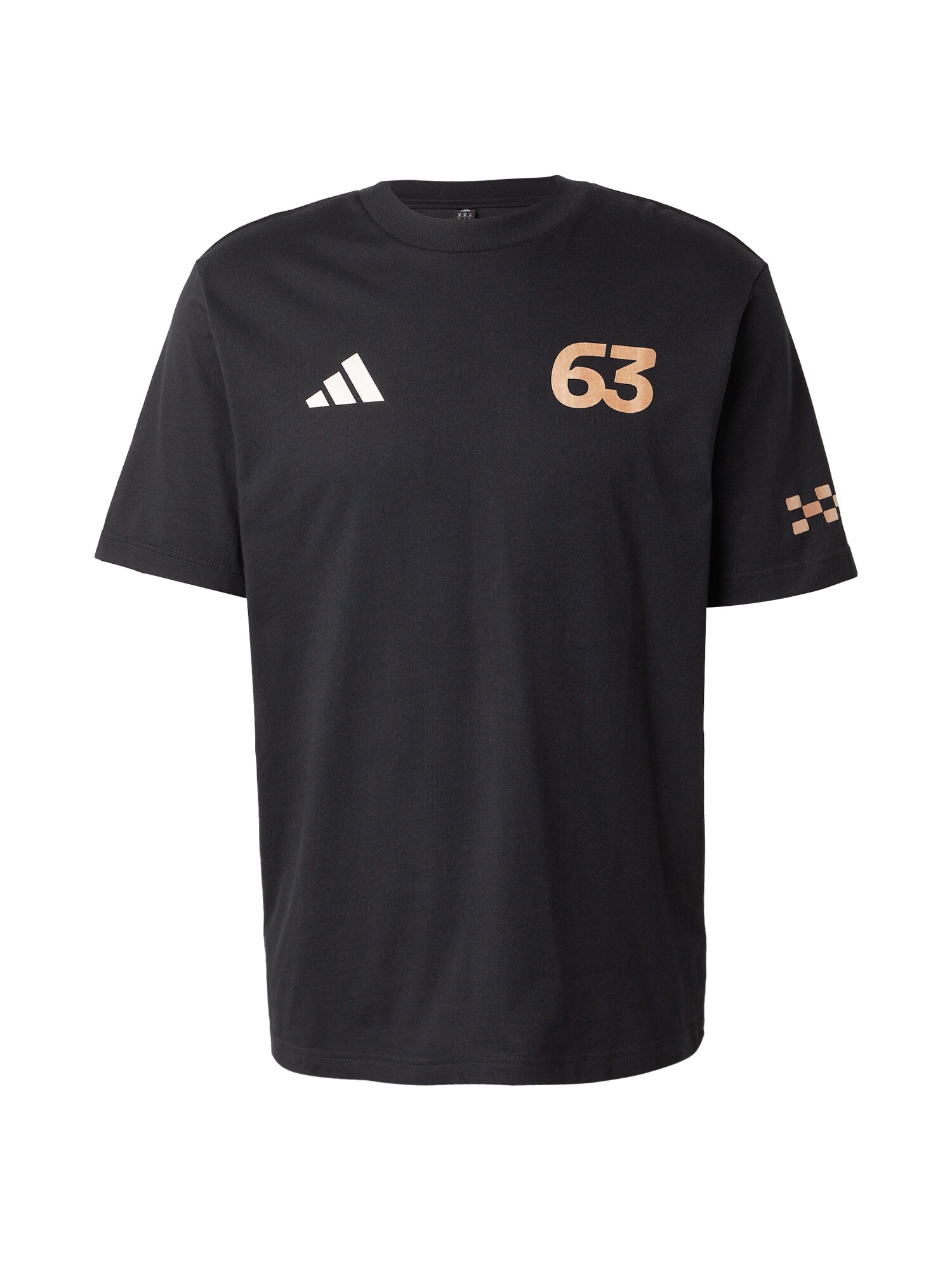 ADIDAS PERFORMANCE Tricou funcțional Mercedes - AMG Petronas Formula One Team George Russel Las Vegas  maro mokka / negru / alb