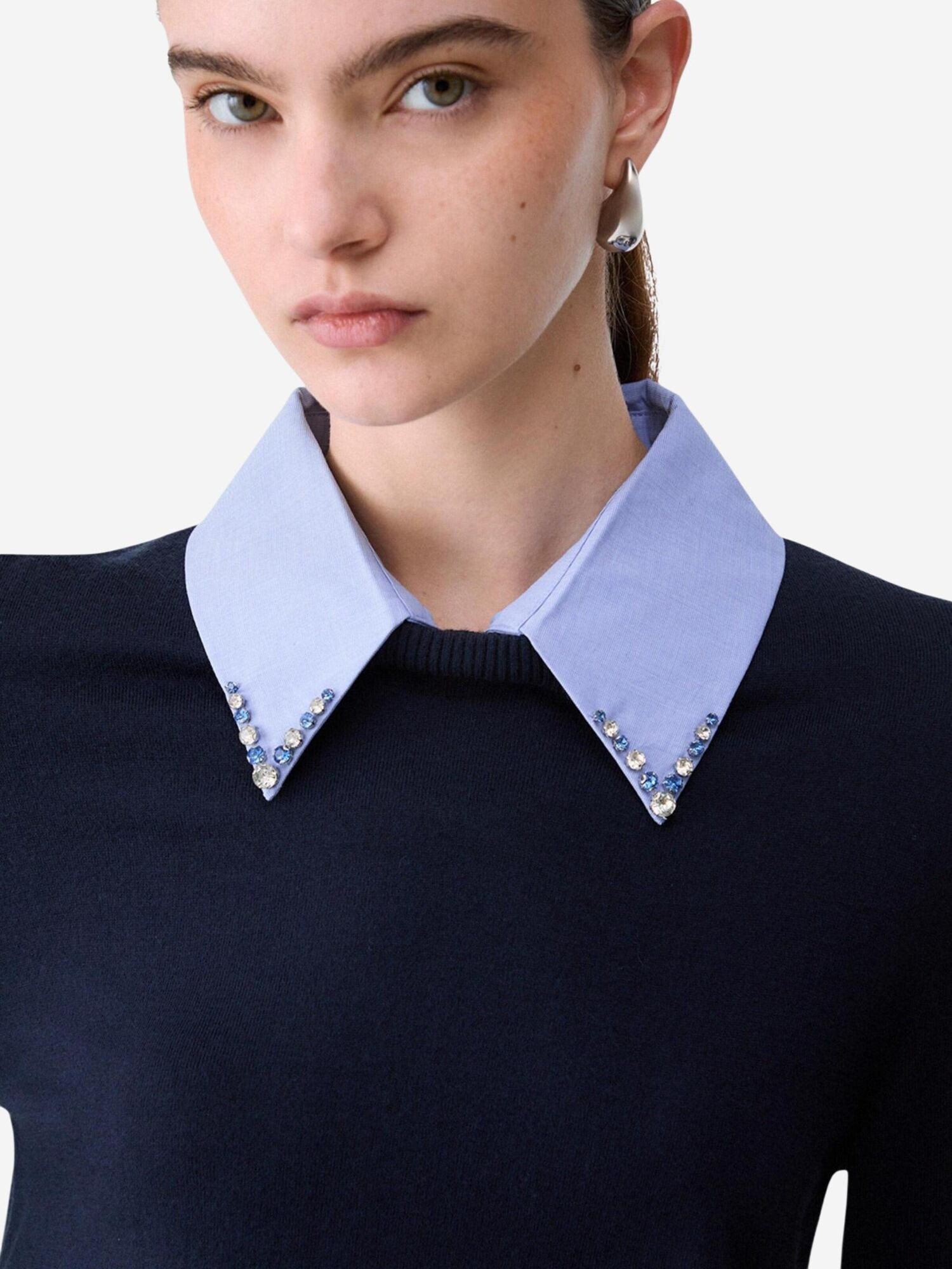 Liu Jo Jersey azul oscuro – imagen 4