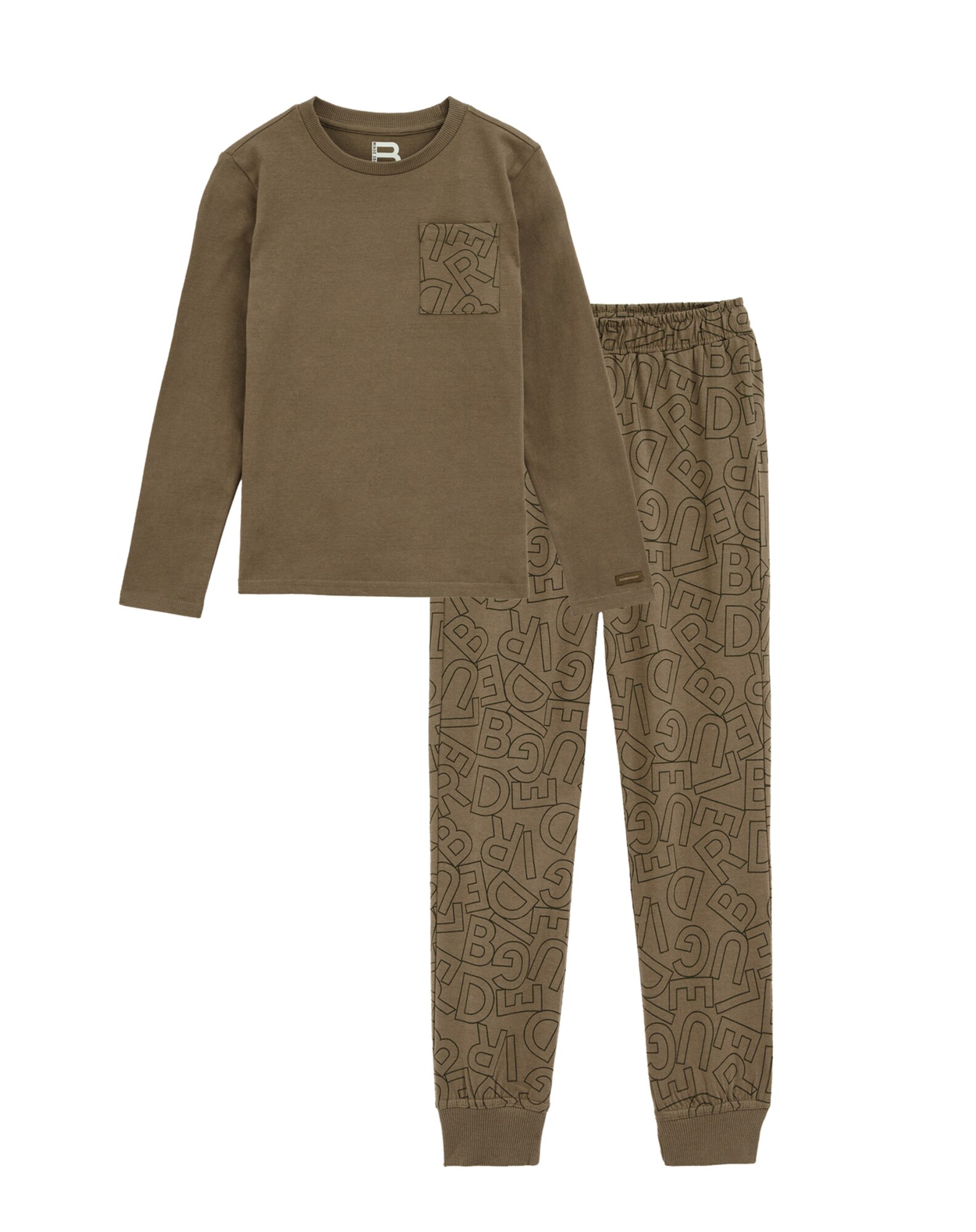 WE Fashion Ruhák alváshoz  zöld / fekete akciós termékkép 1