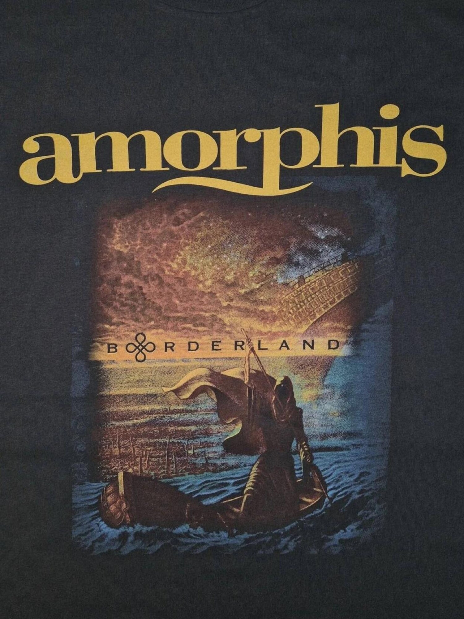 Amorphis Camiseta 'Amorphis Borderland Back T-Shirt'  negro – imagen 3