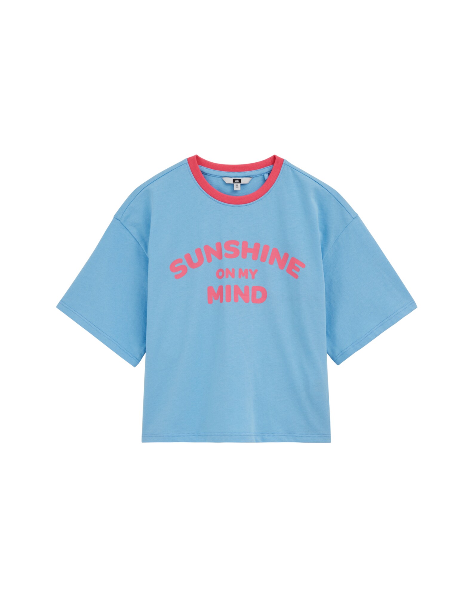 WE Fashion Tricou  albastru / roz