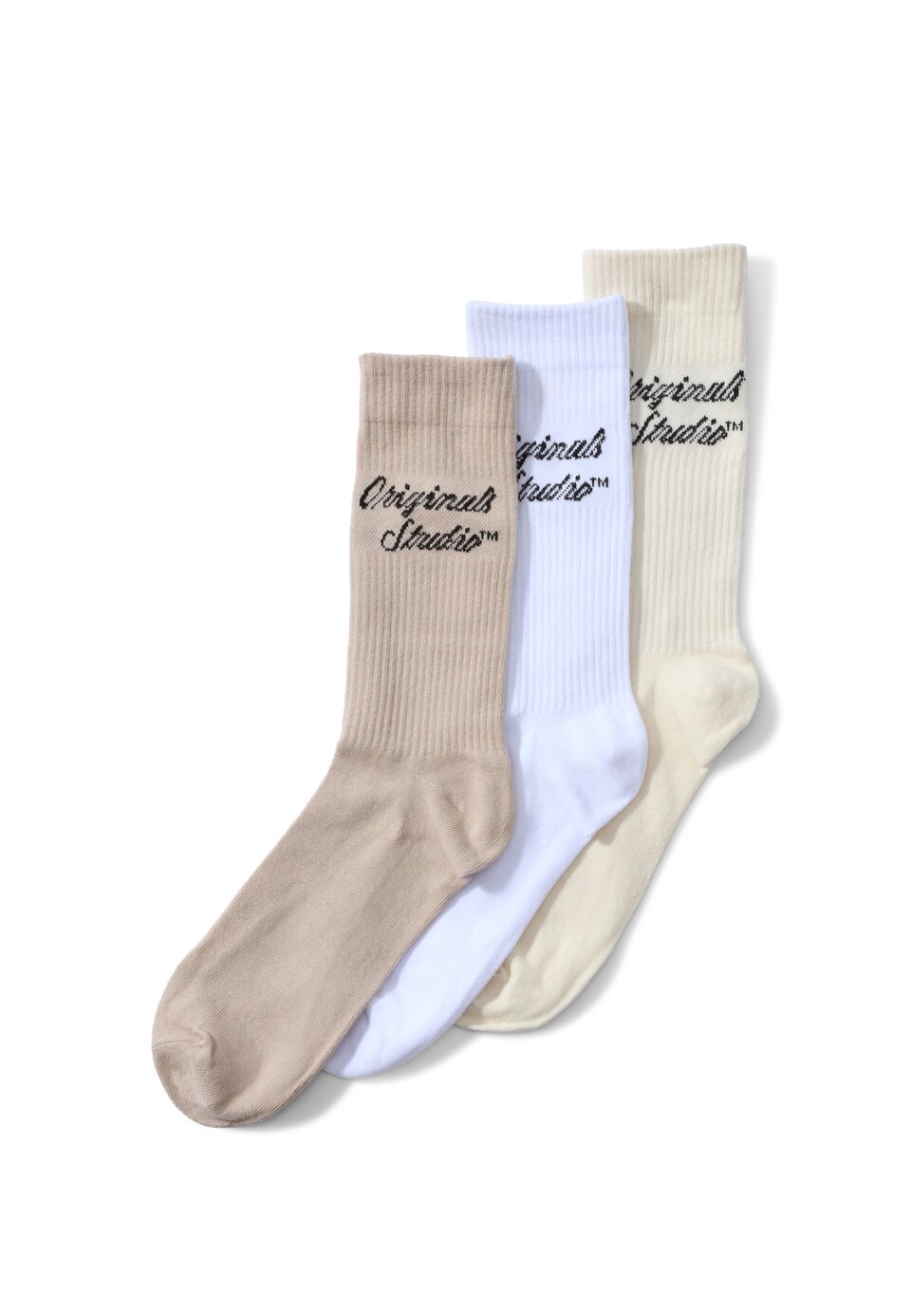 Sockor 'JACNORREBRO' ljusbeige / ljusblå
