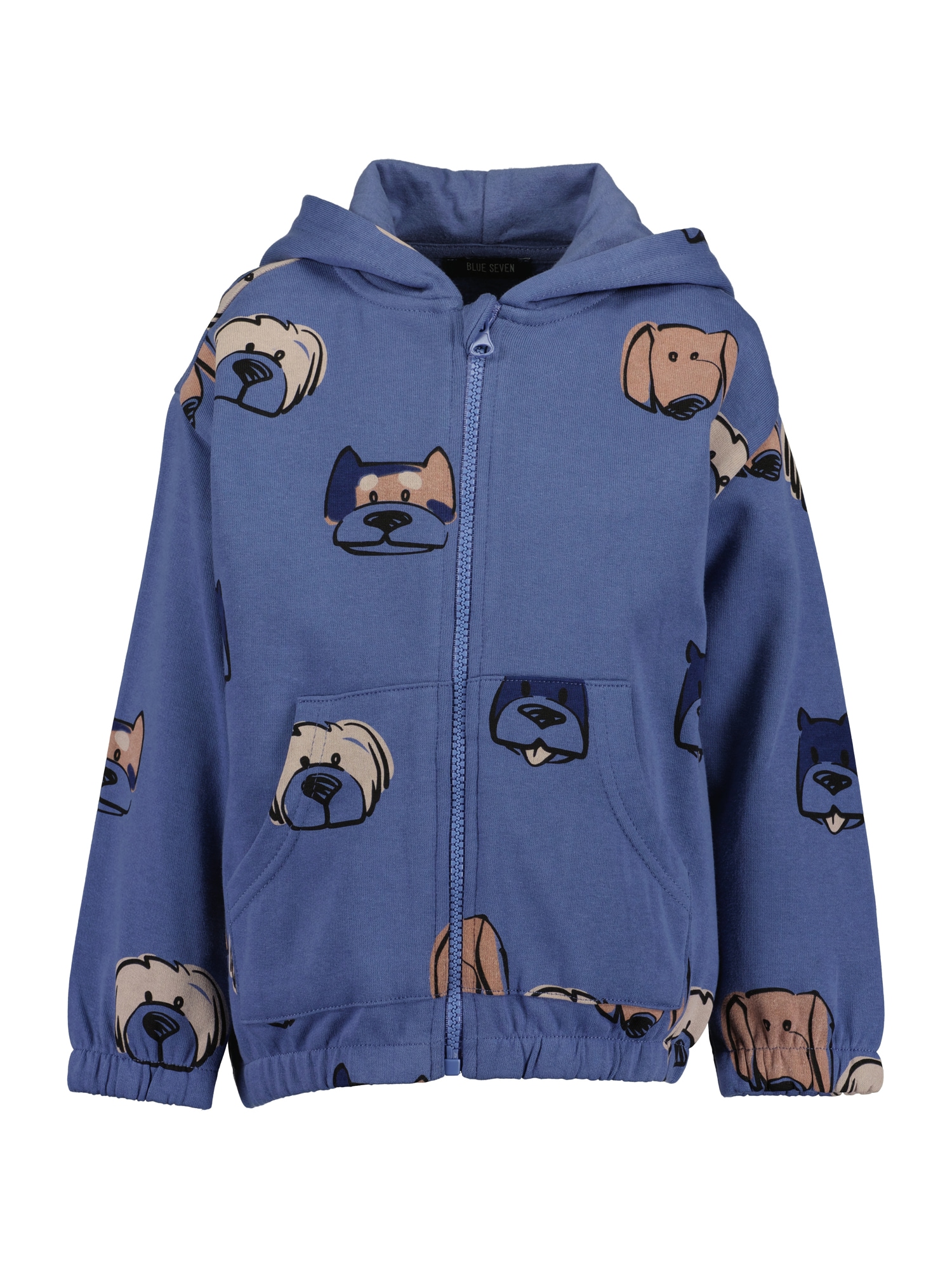 BLUE SEVEN Hanorac bleumarin / opal / maro deschis / negru