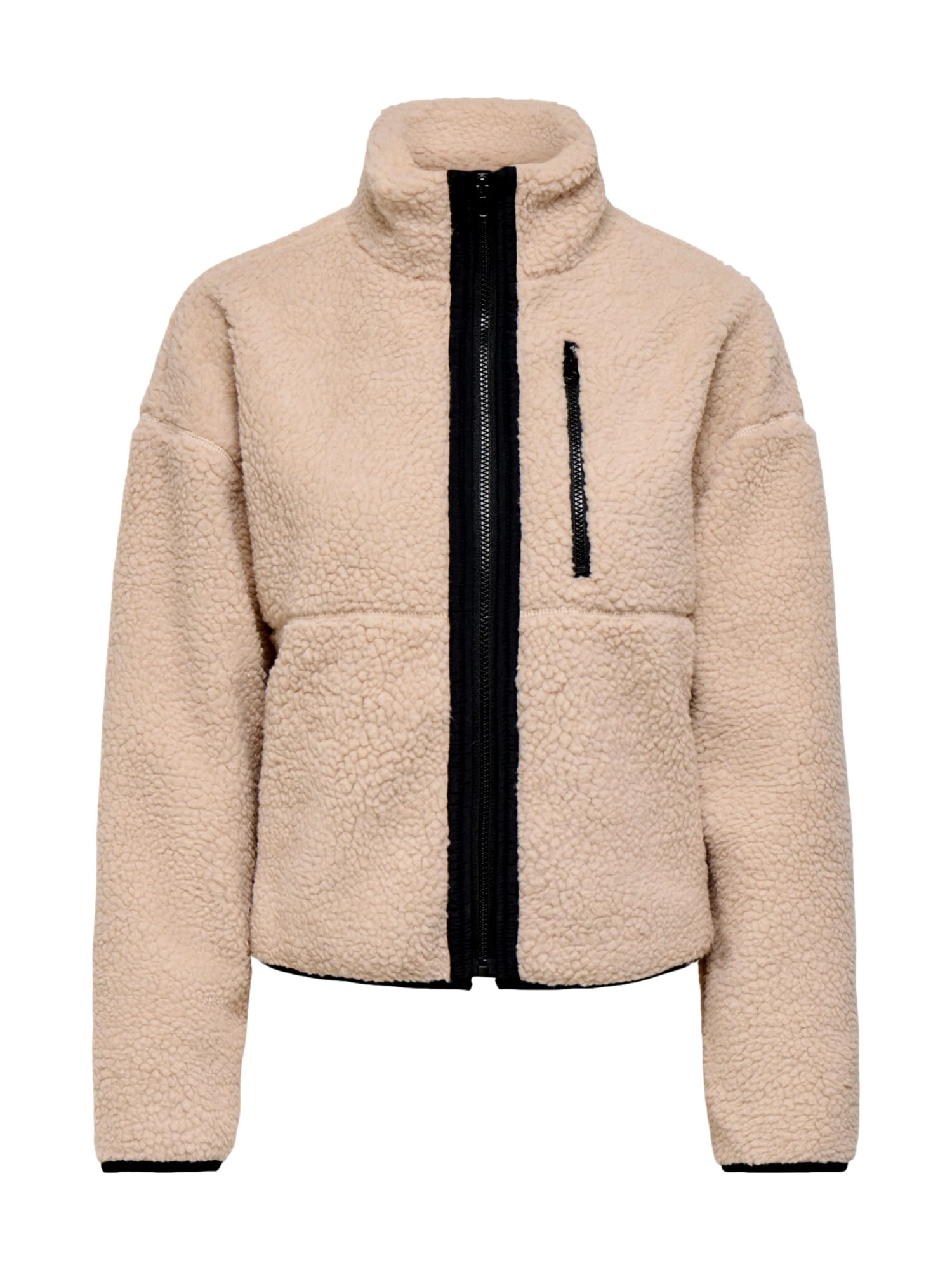 ONLY PLAY Jachetă  fleece funcțională ONPEll nisipiu / negru