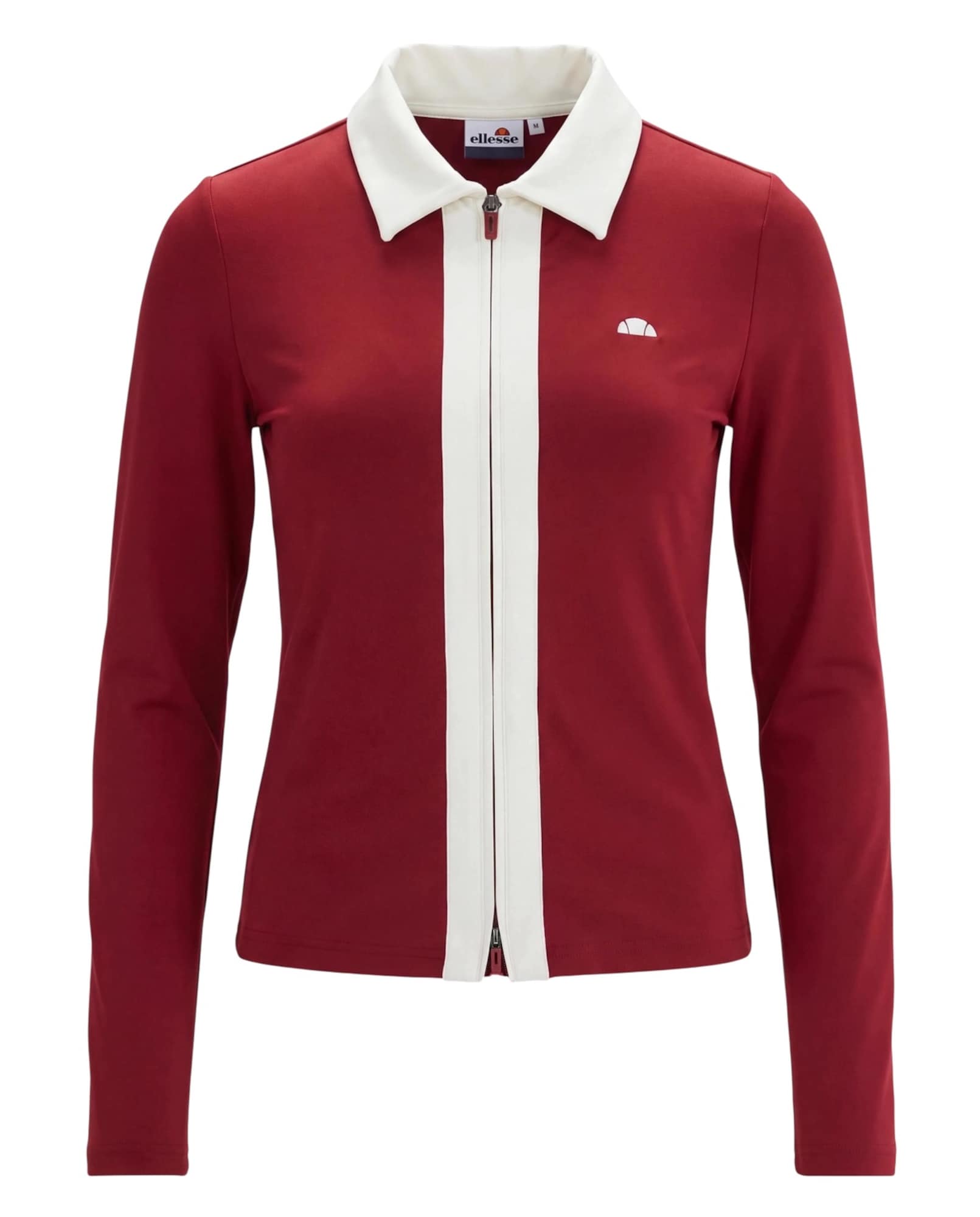 ELLESSE Sudadera con cremallera 'Clarenza'  crema / rojo vivo