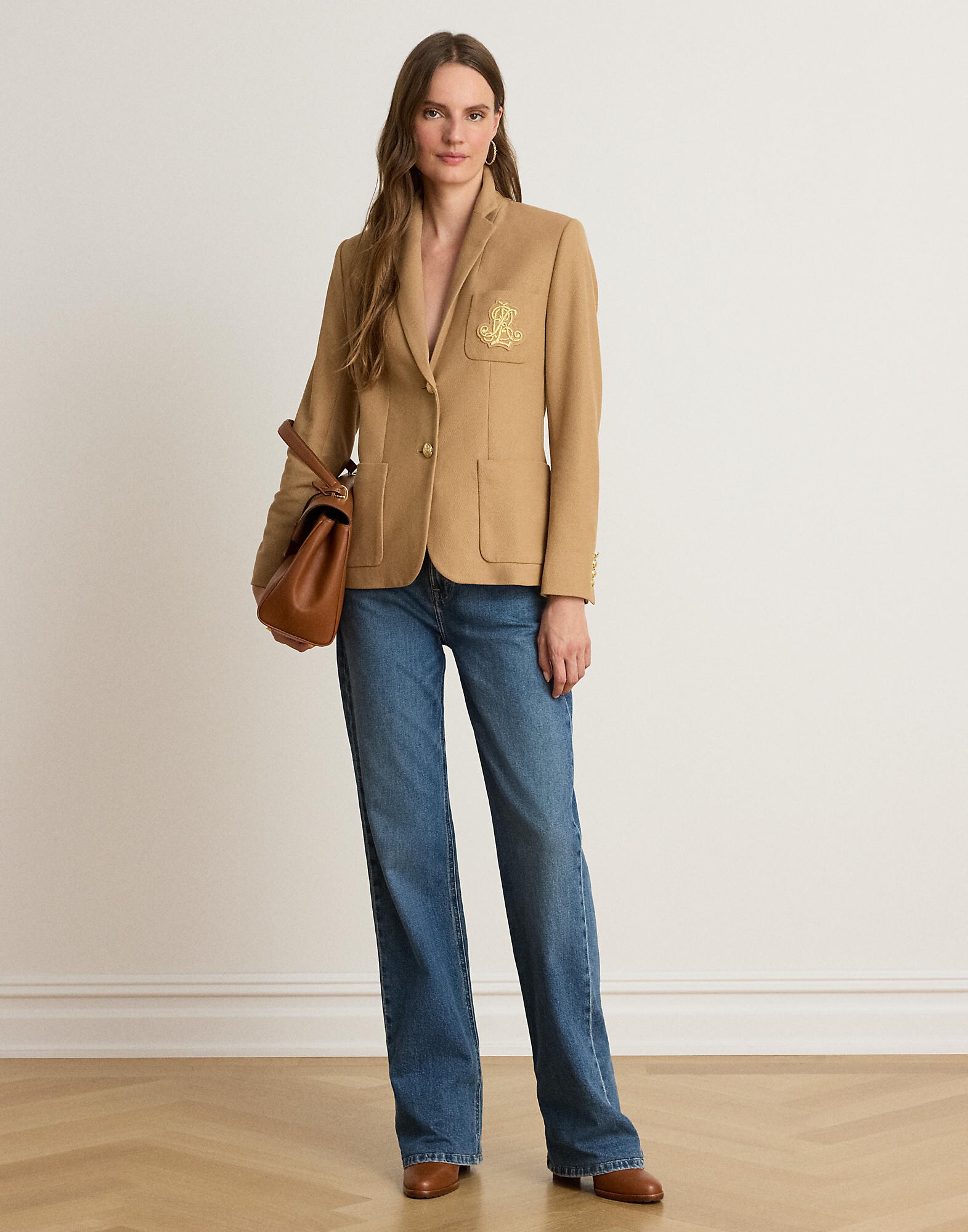 Lauren Ralph Lauren Blazer 'ANFISA'  camelo / oro – imagen 4
