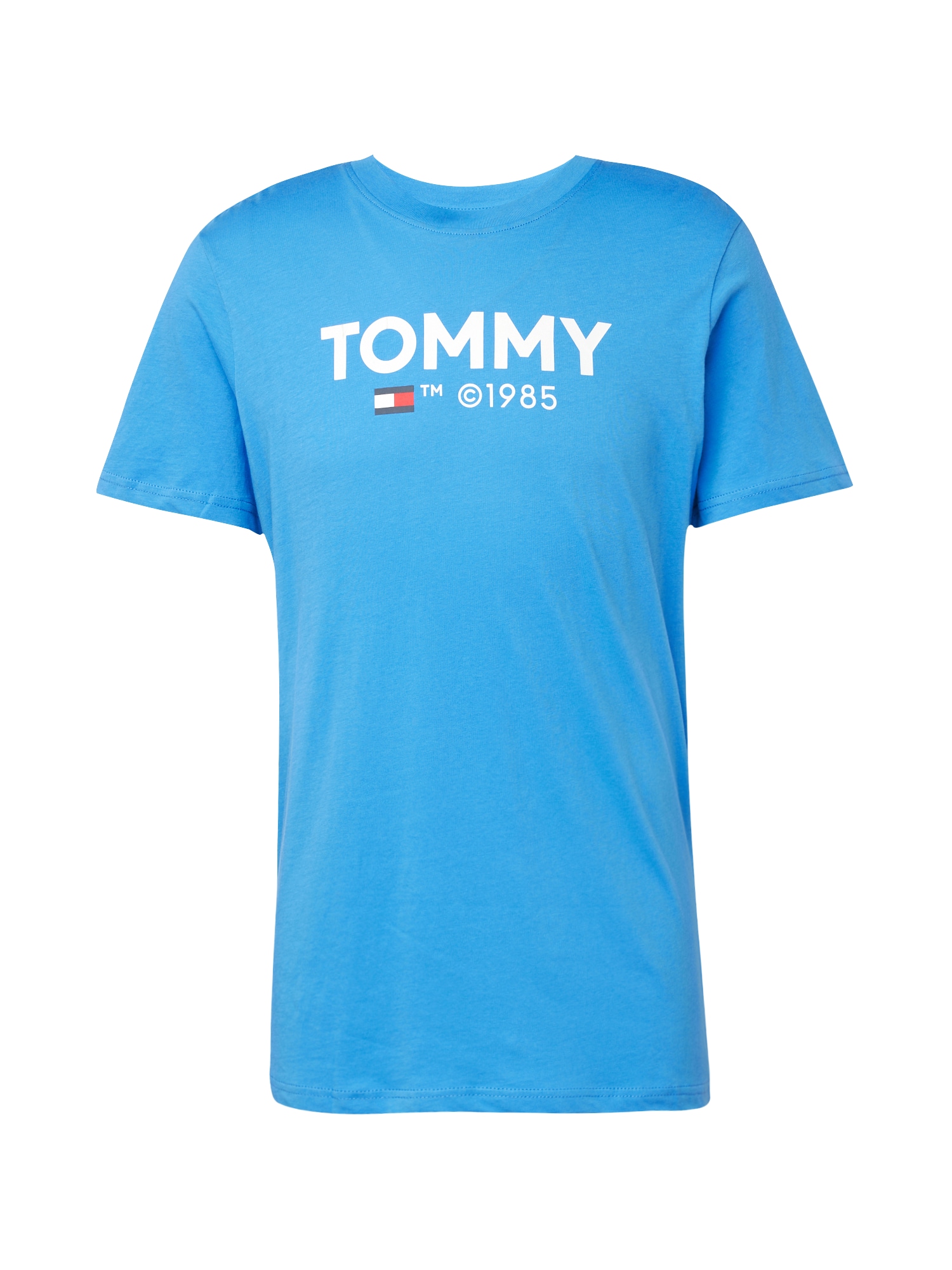 Tommy Jeans Tričko 'ESSENTIAL'  námornícka modrá / azúrová / jasne červená / biela