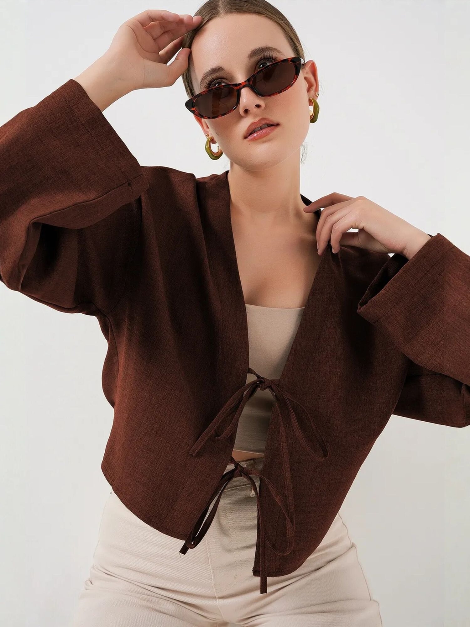 Bigdart Kimono moka smeđa